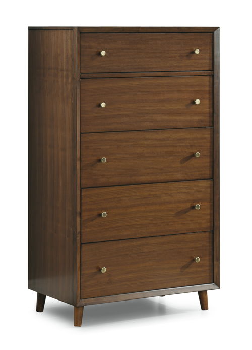 Ludwig - Drawer Chest - Dark Brown, dark brown