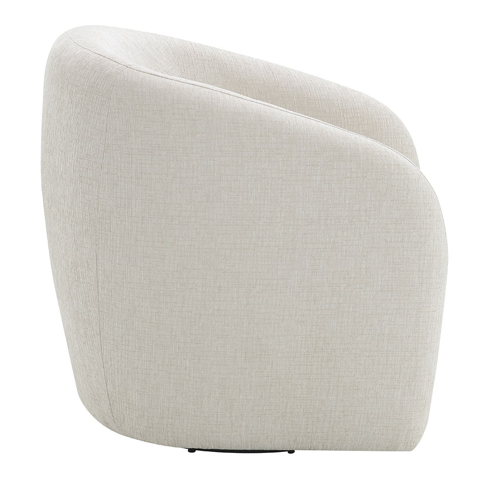 Etienne - Chair With Swivel - Beige Linen, beige, view 3