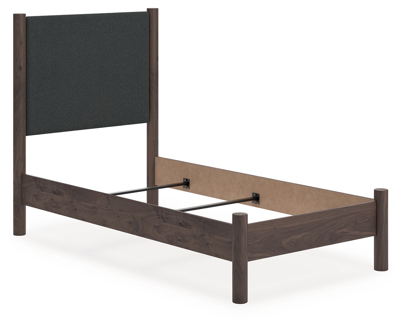 Ashley Furniture Pamytta - Twin Upholstered Panel Bed - Brown - Image 3
