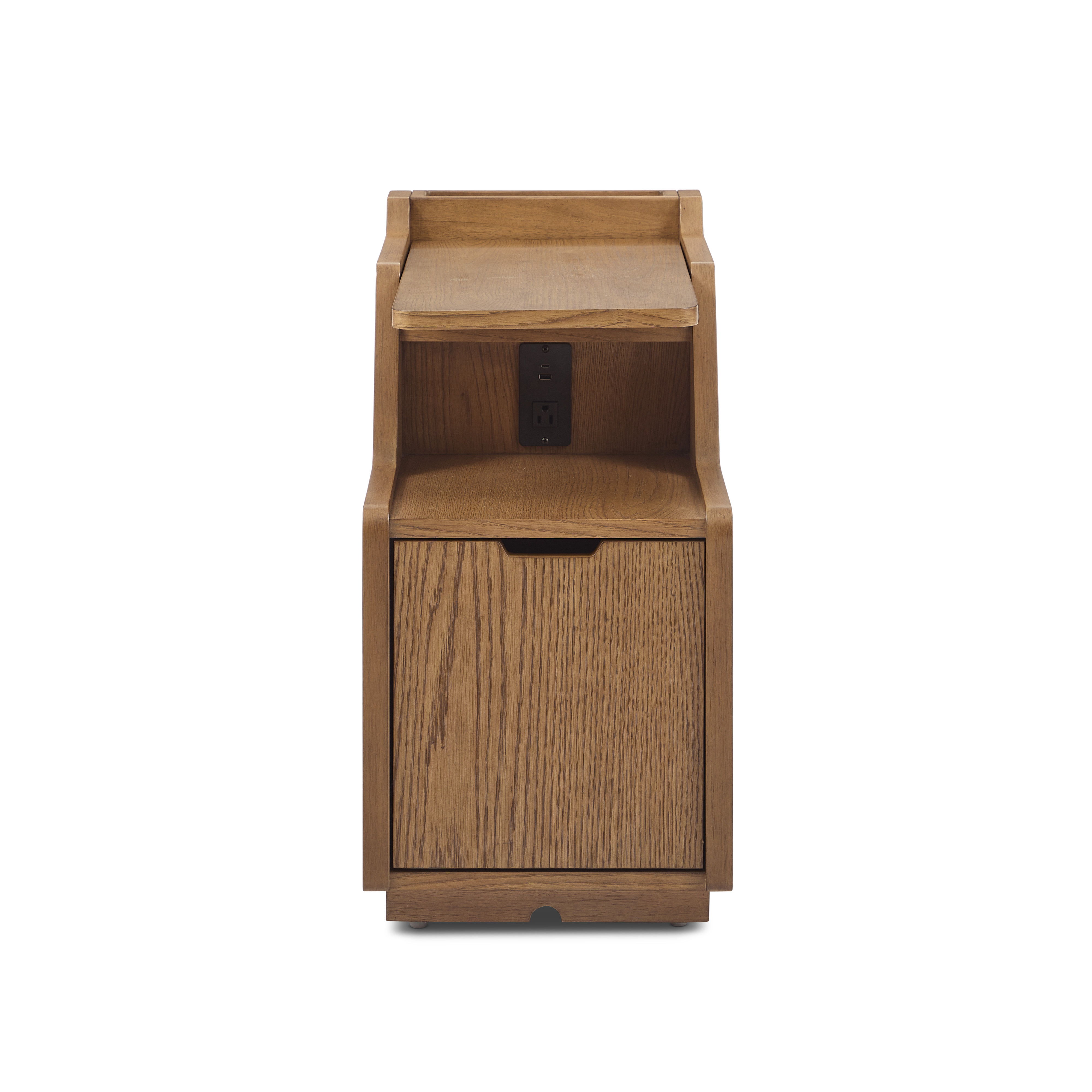 Sidekick - Smart Side Table - Light Brown, light brown, view 3