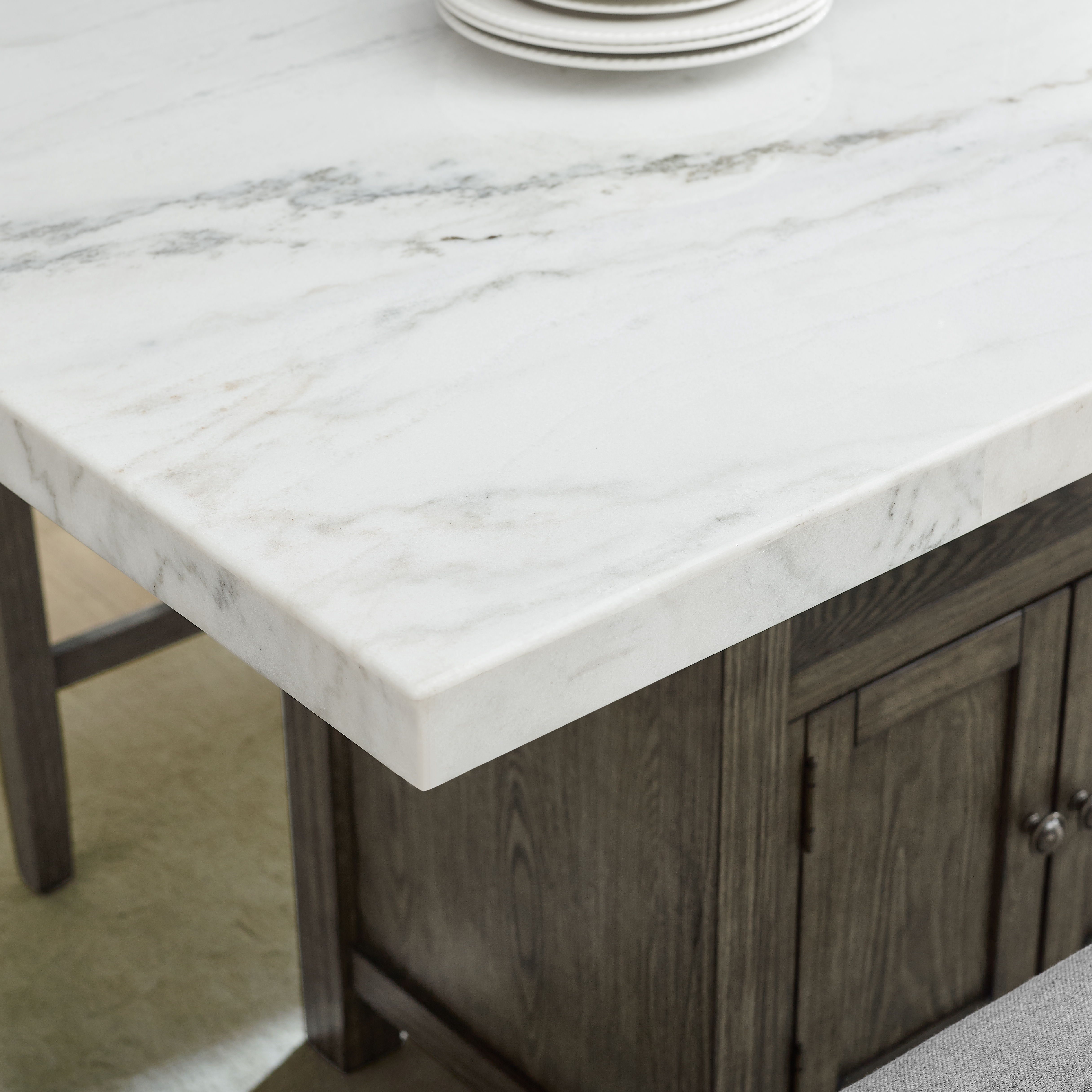 Grayson - Counter Table Top - White