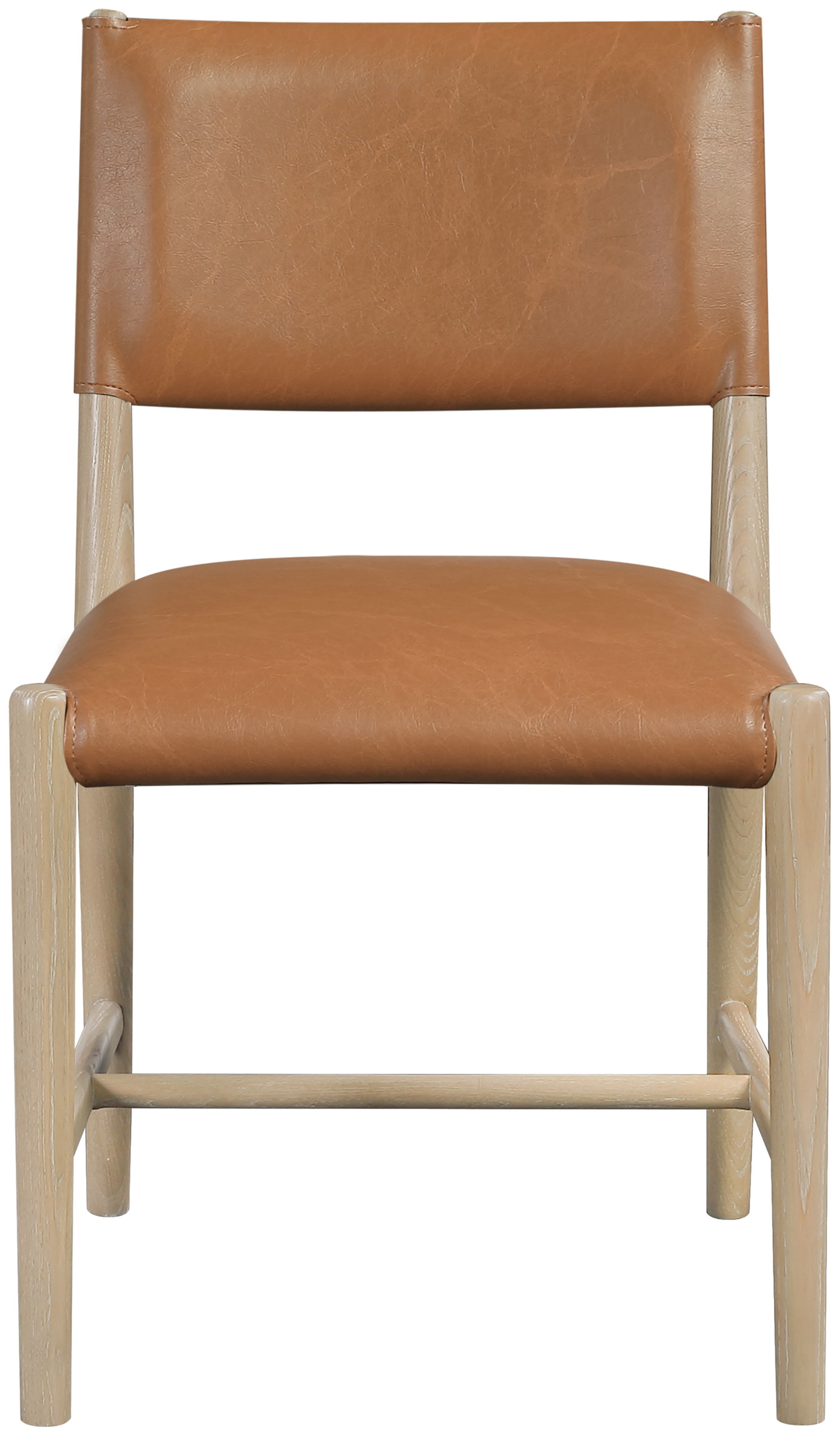Andie - Vegan Leather Upholstered Dining Chair (Set of 2) - Cognac