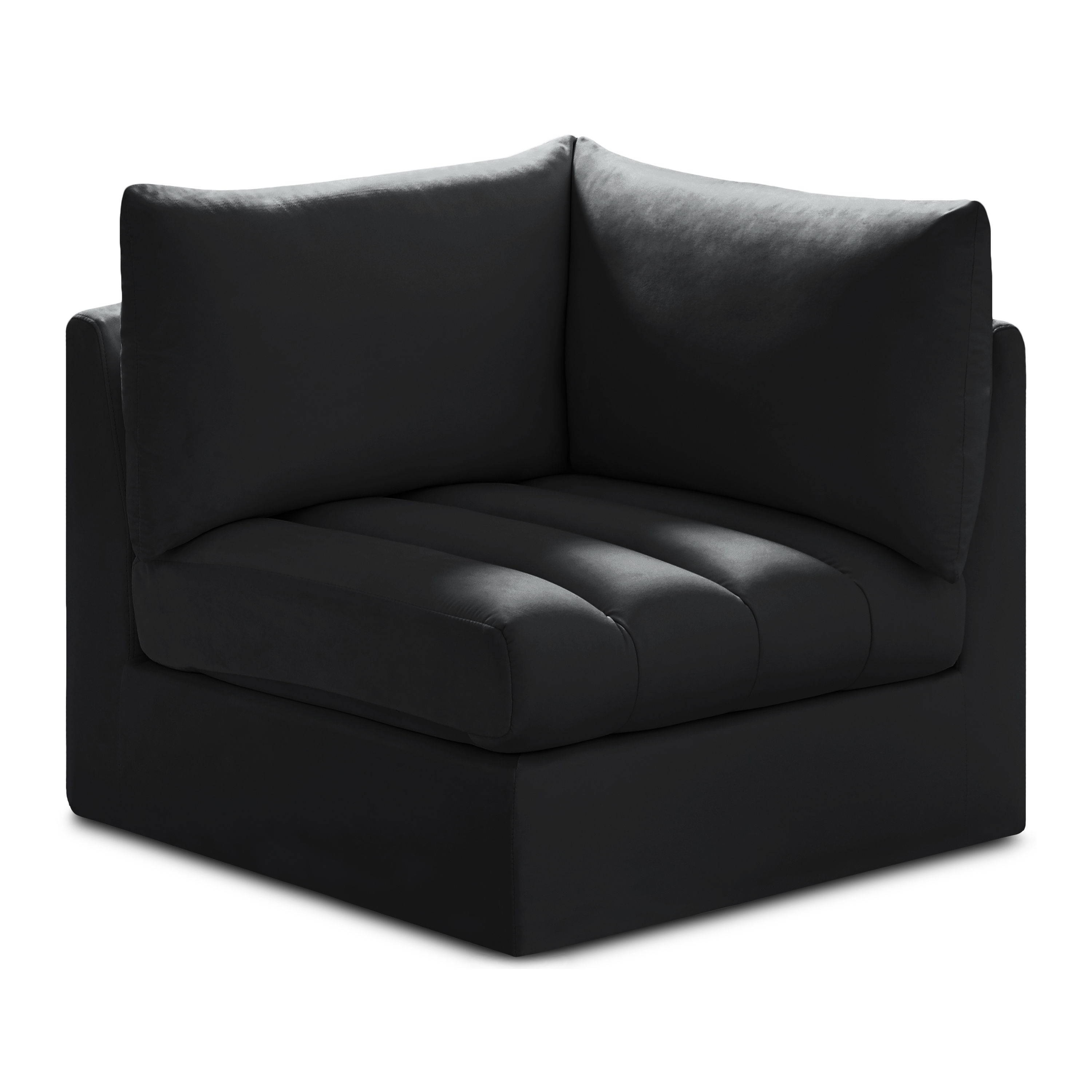Jacob - Corner Chair - Black
