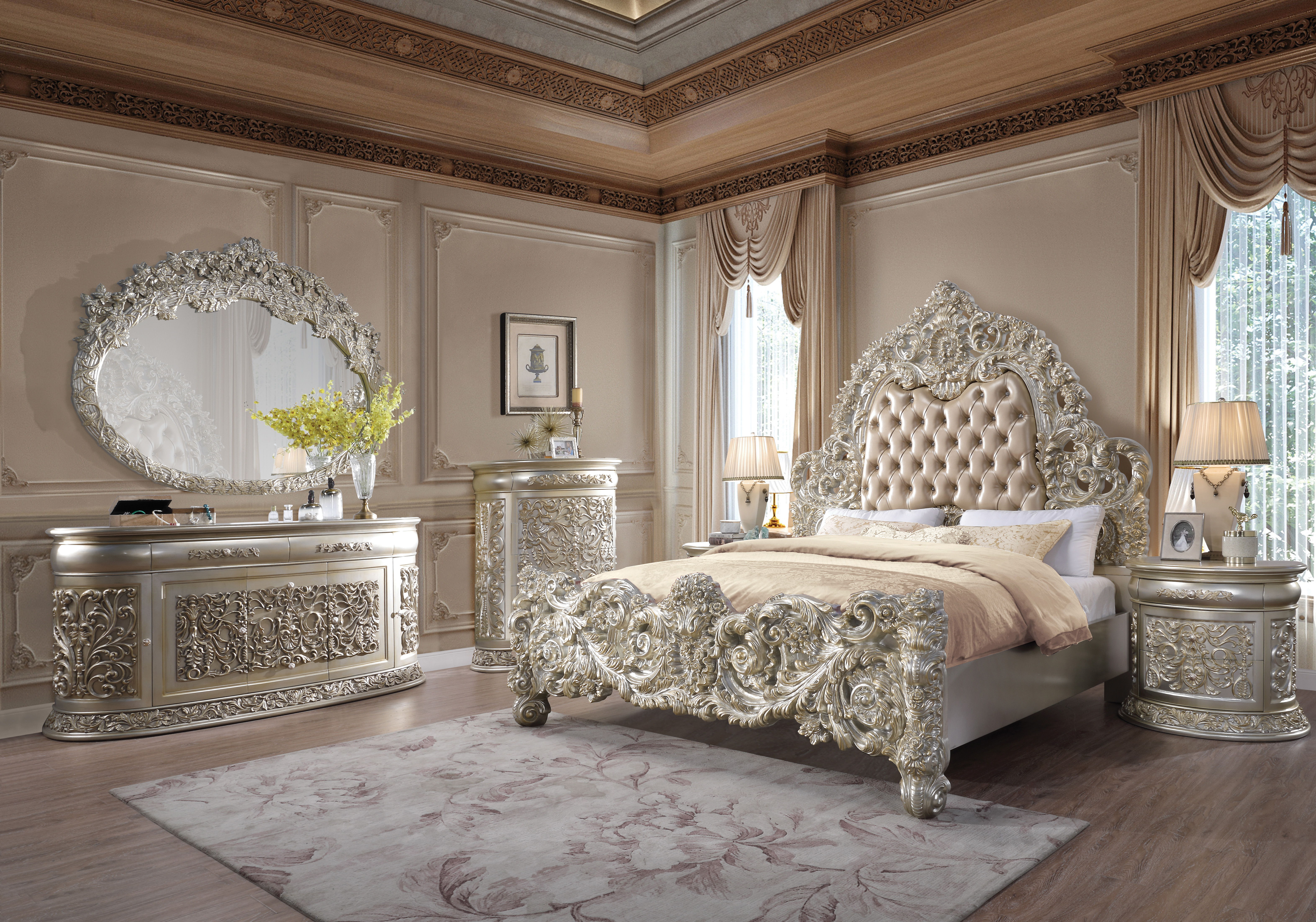 Sorina - Dresser - Antique Gold, beige, view 6