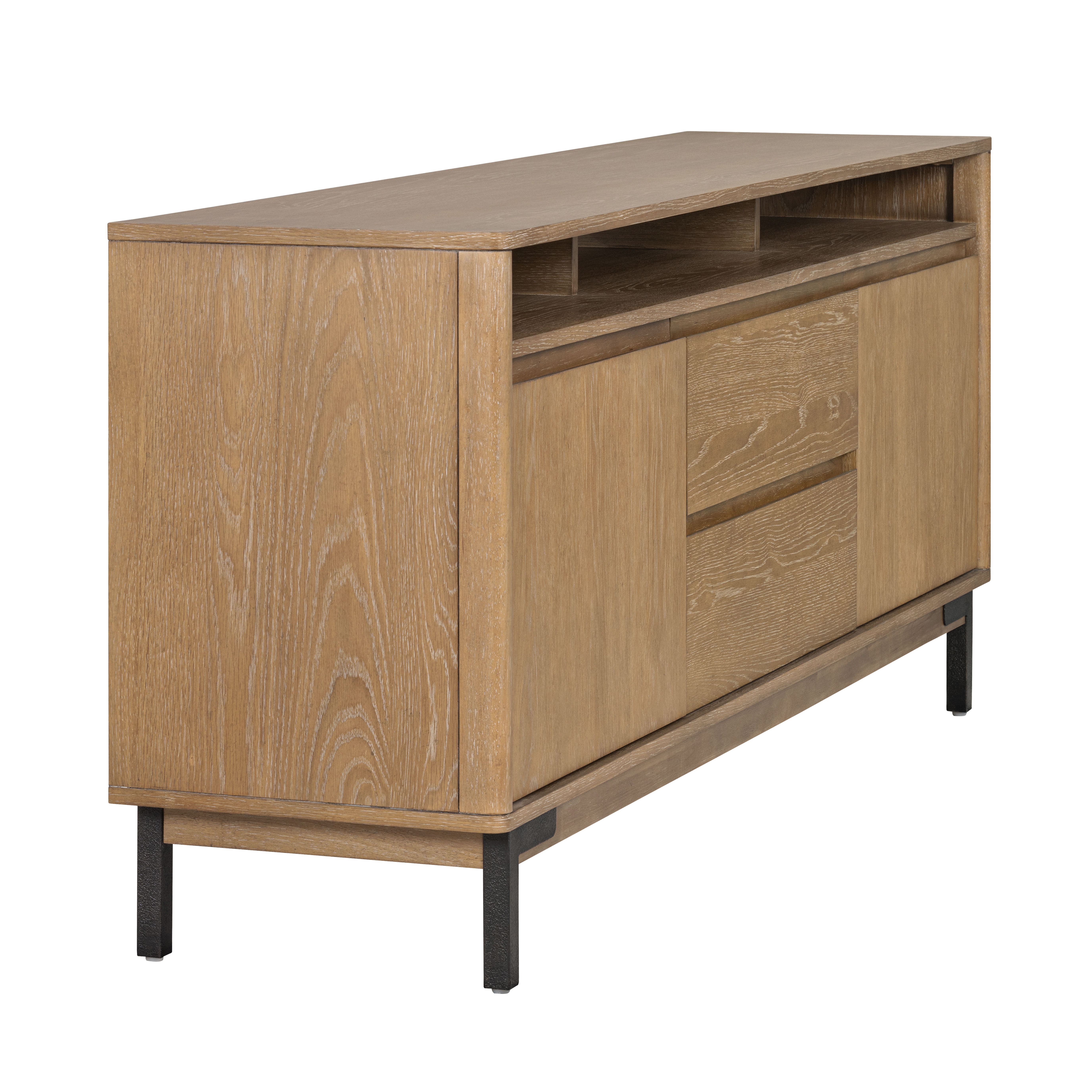 Millwork - Entertainment Base - Light Brown, light brown, view 4