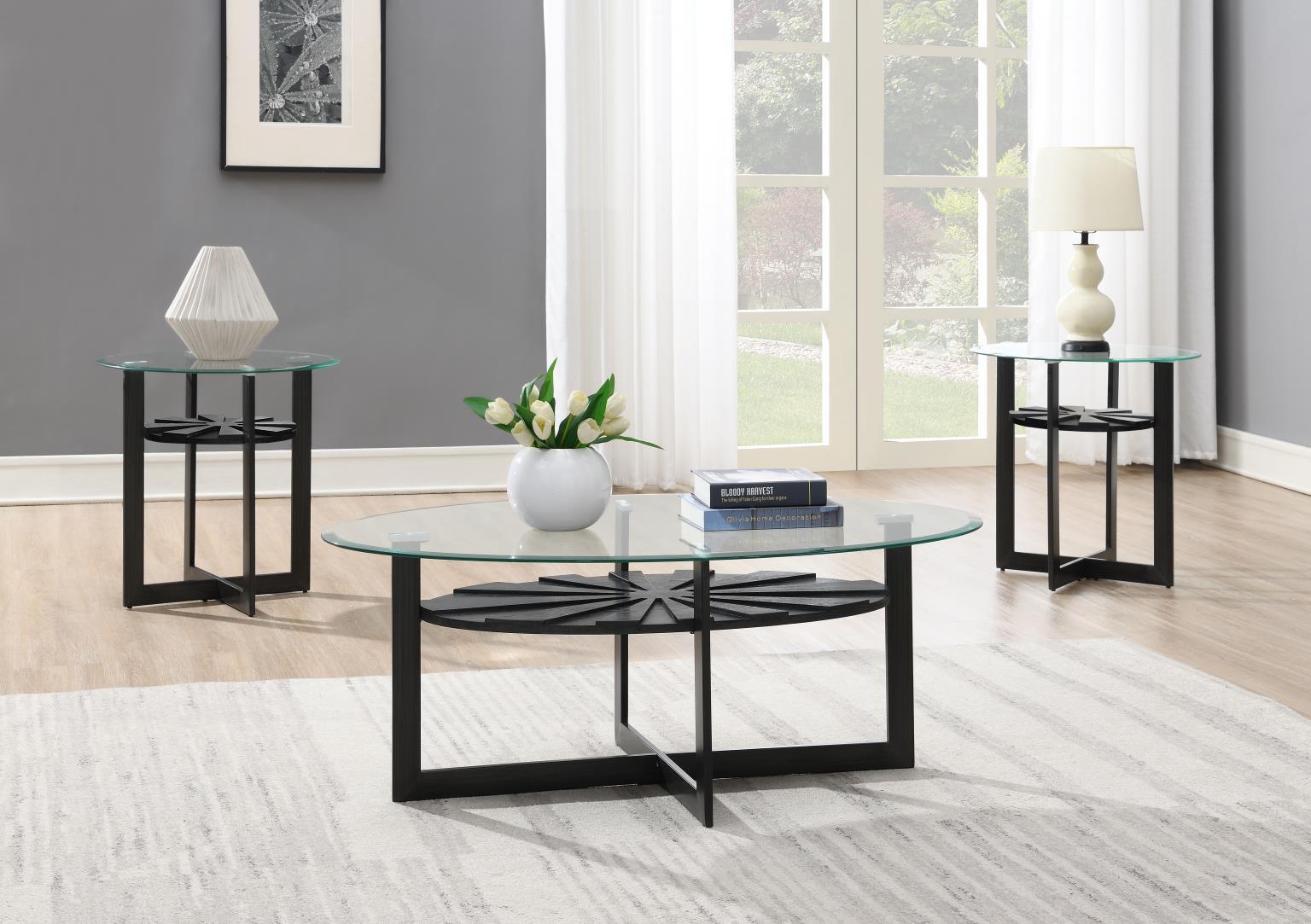 T152 - End Table - Black