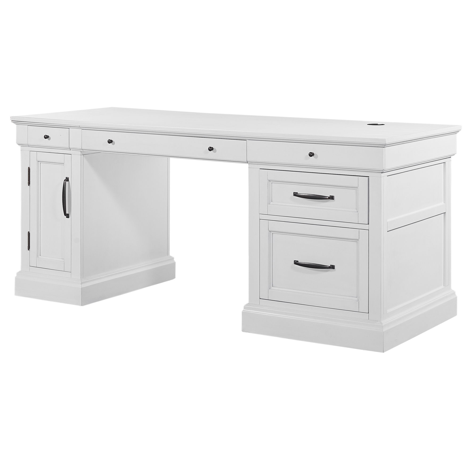 Parker House Shoreham - Pedestal/Peninsula Desk Right (large) - Medium Roast
