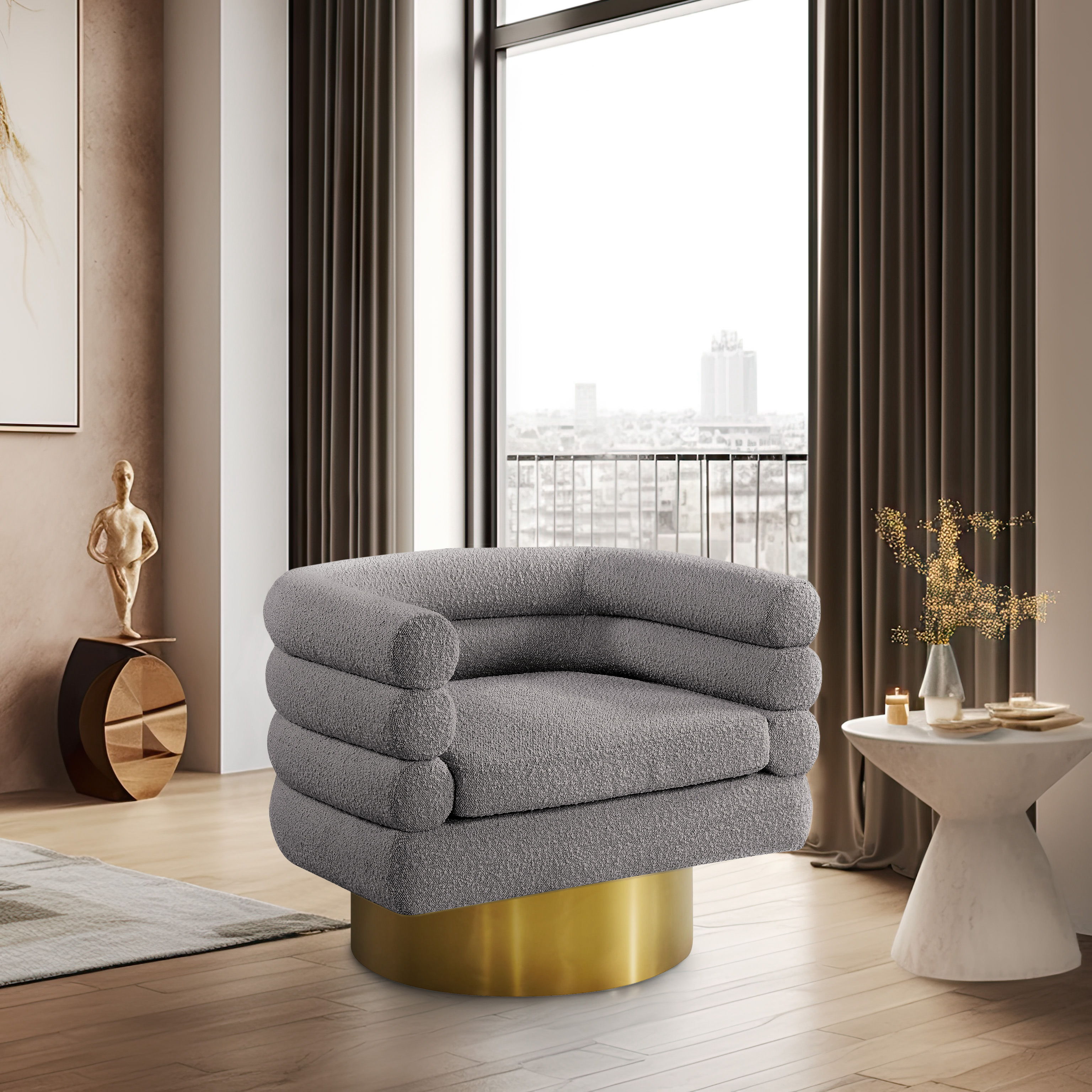 Tessa - Accent Chair - Gray