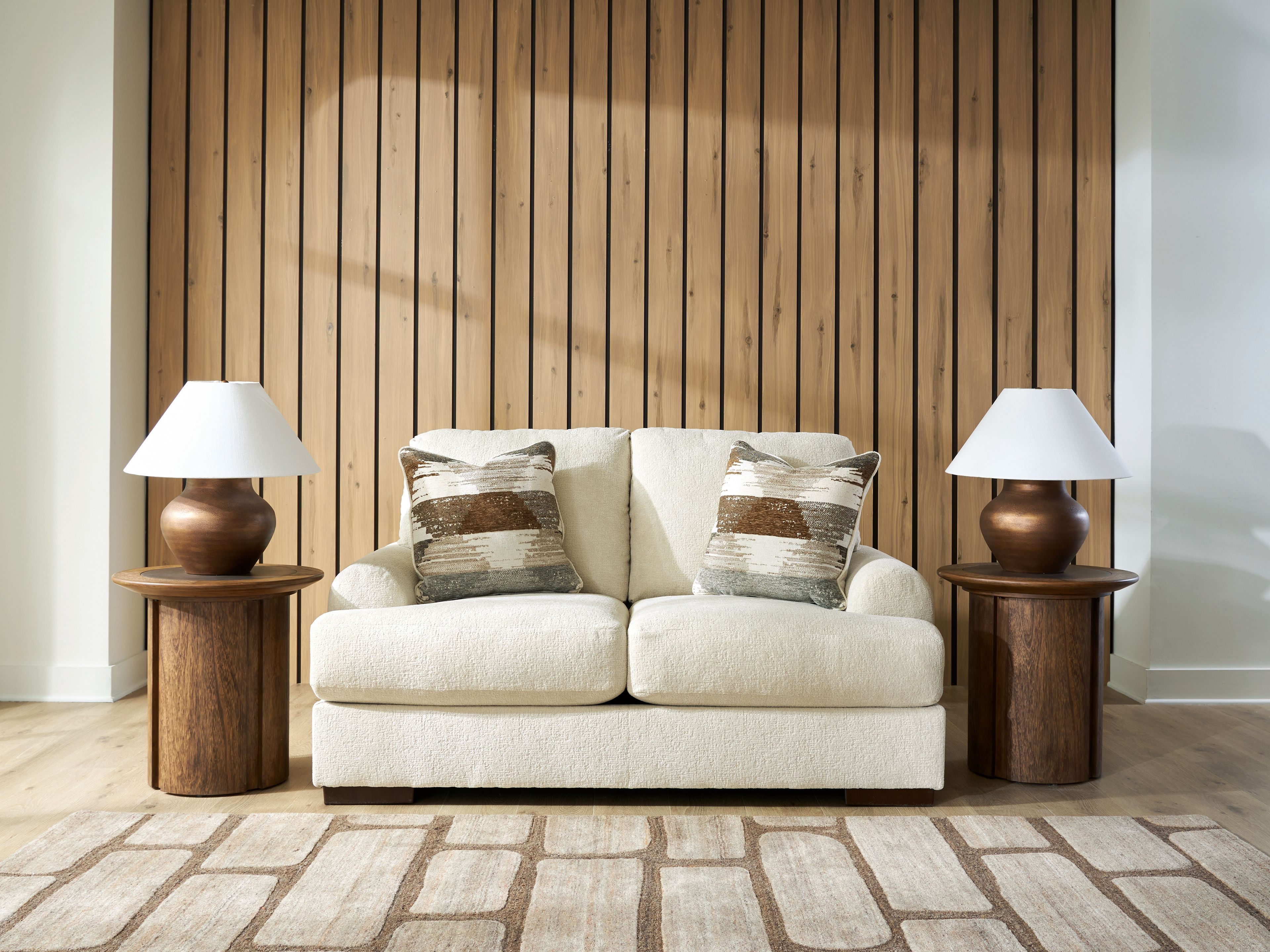 Ashley Furniture Jayne Park - Loveseat - Sand - Image 2
