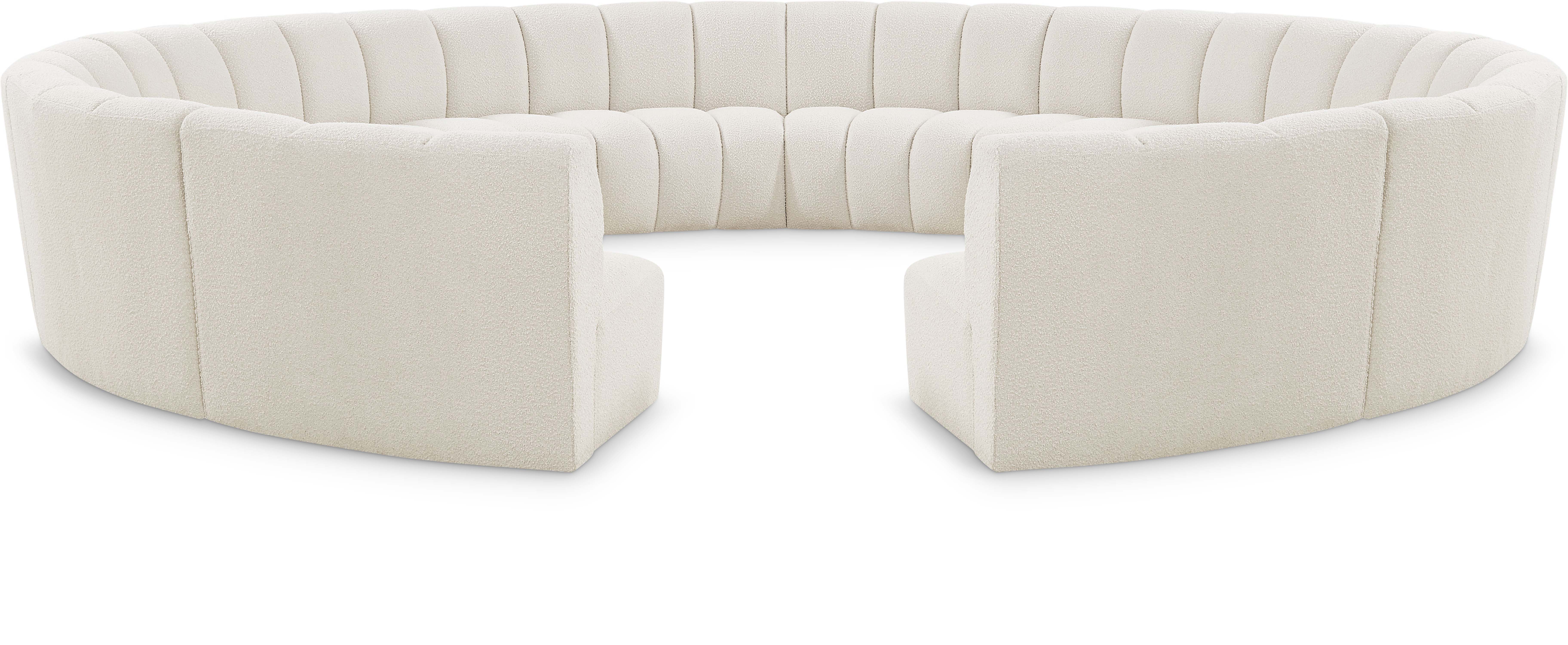 Infinity - 12 Piece Modular Sectional - Cream