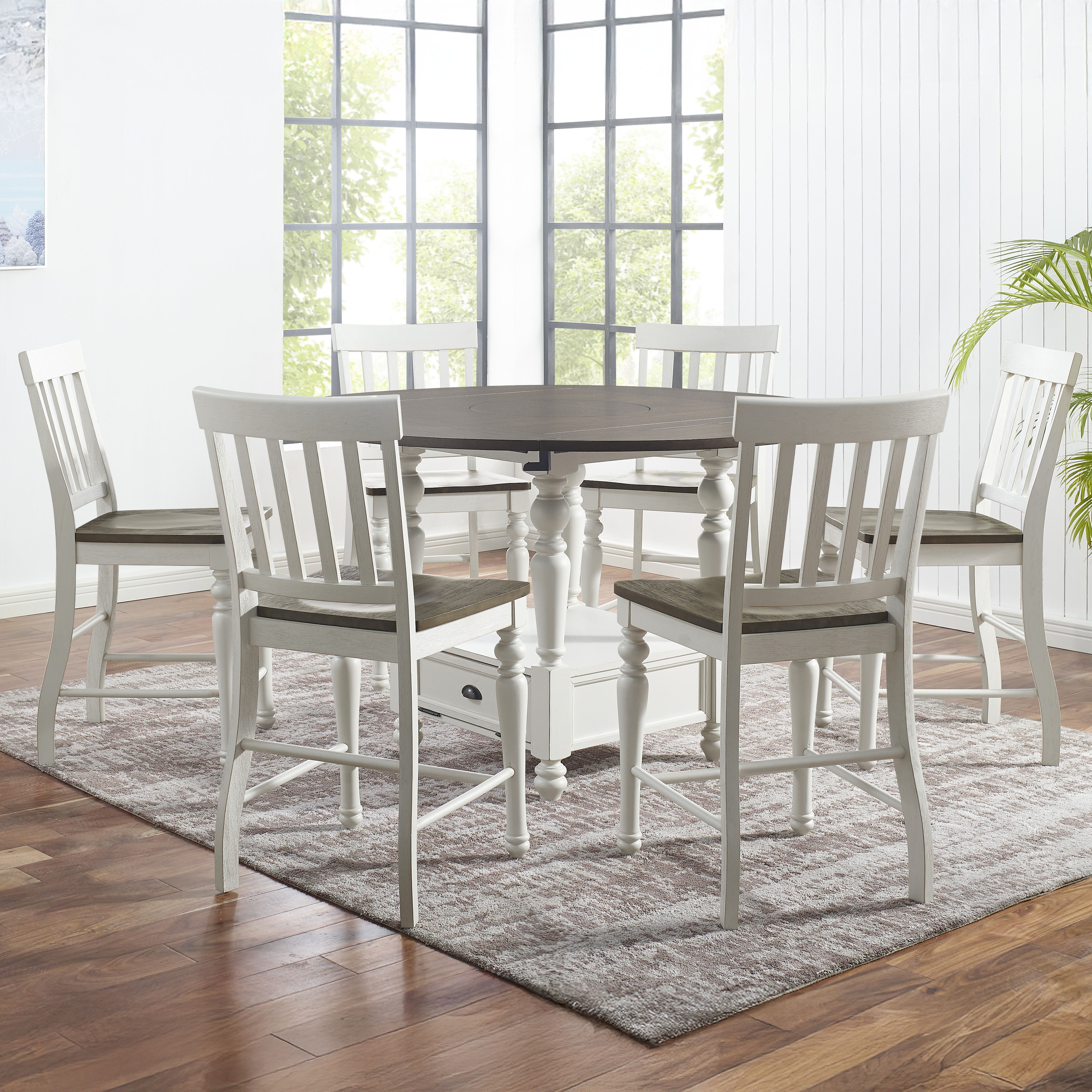 7 Pc · Counter Dining Set