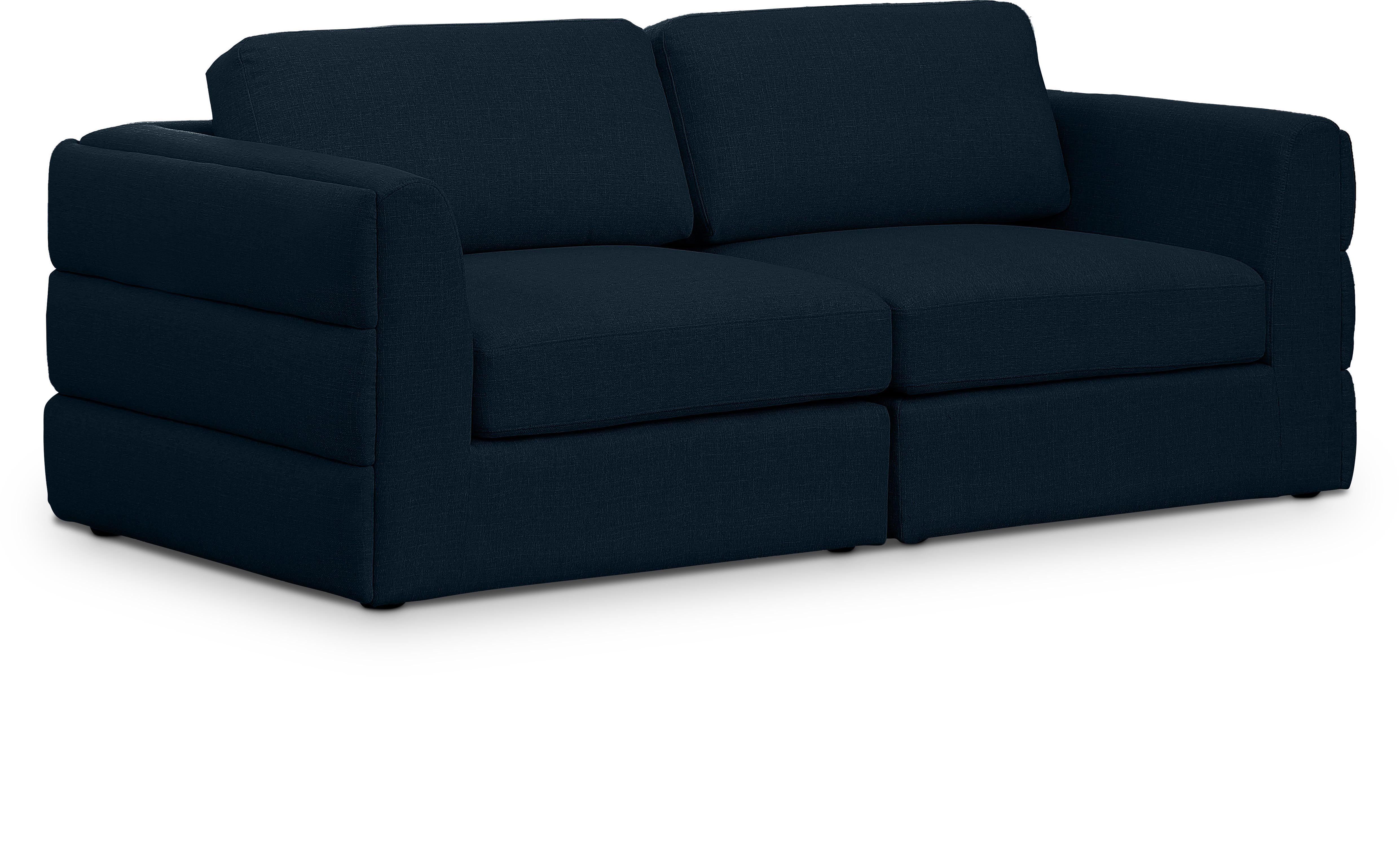 Beckham - Modular 2 Seat Sofa - Navy