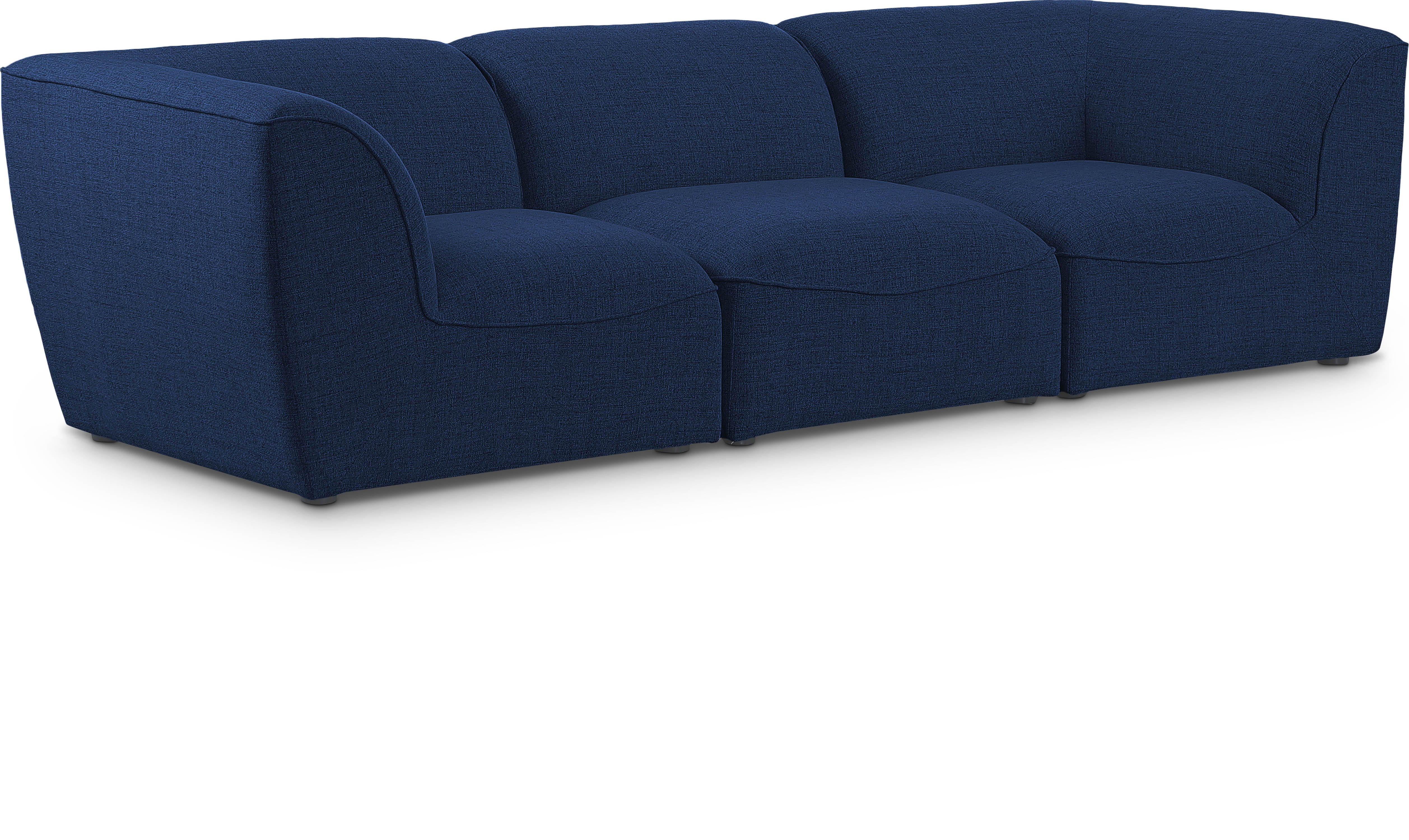 Miramar - 3 Seat Modular Sofa - Navy