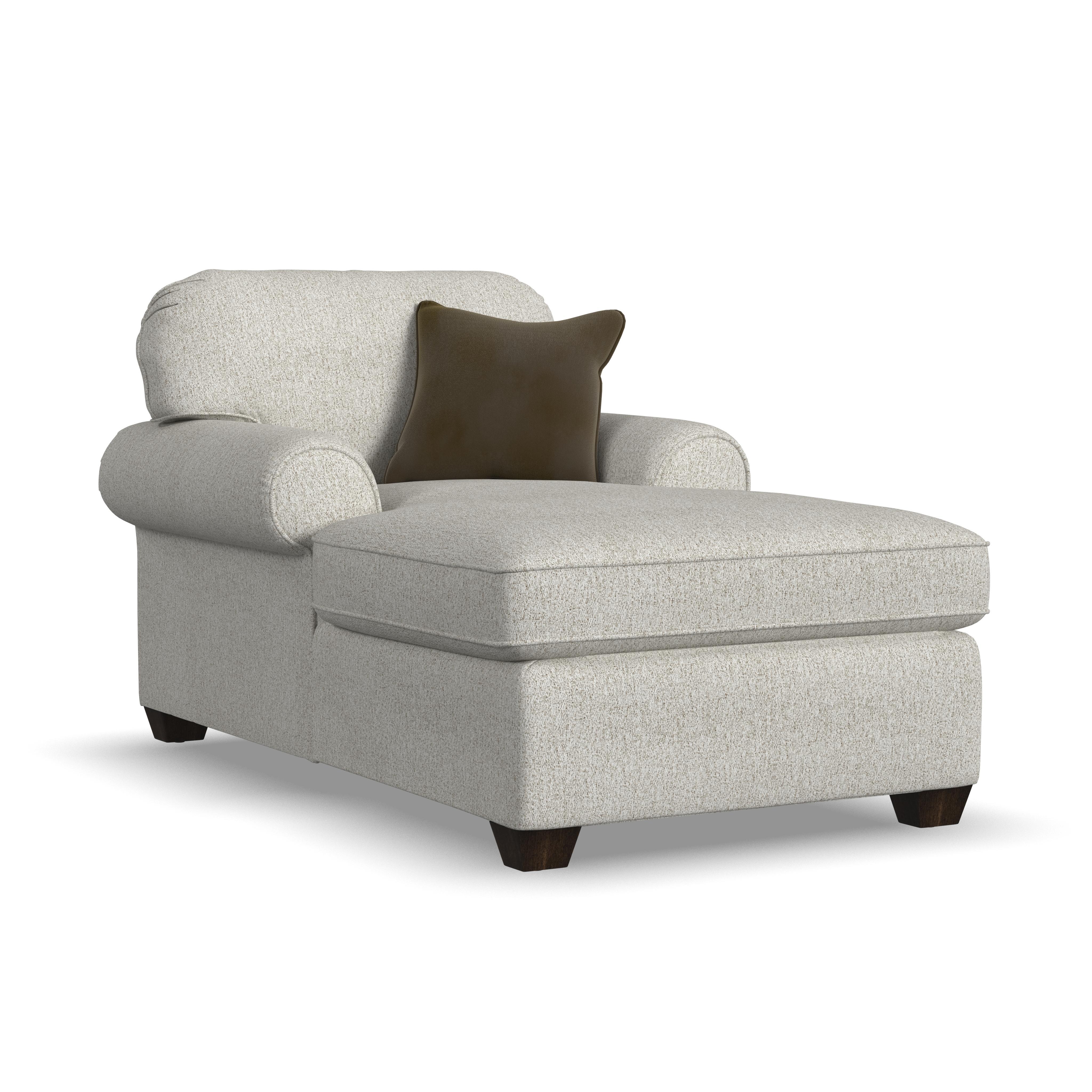 Thornton - Fabric Chaise Lounge, blue, view 2