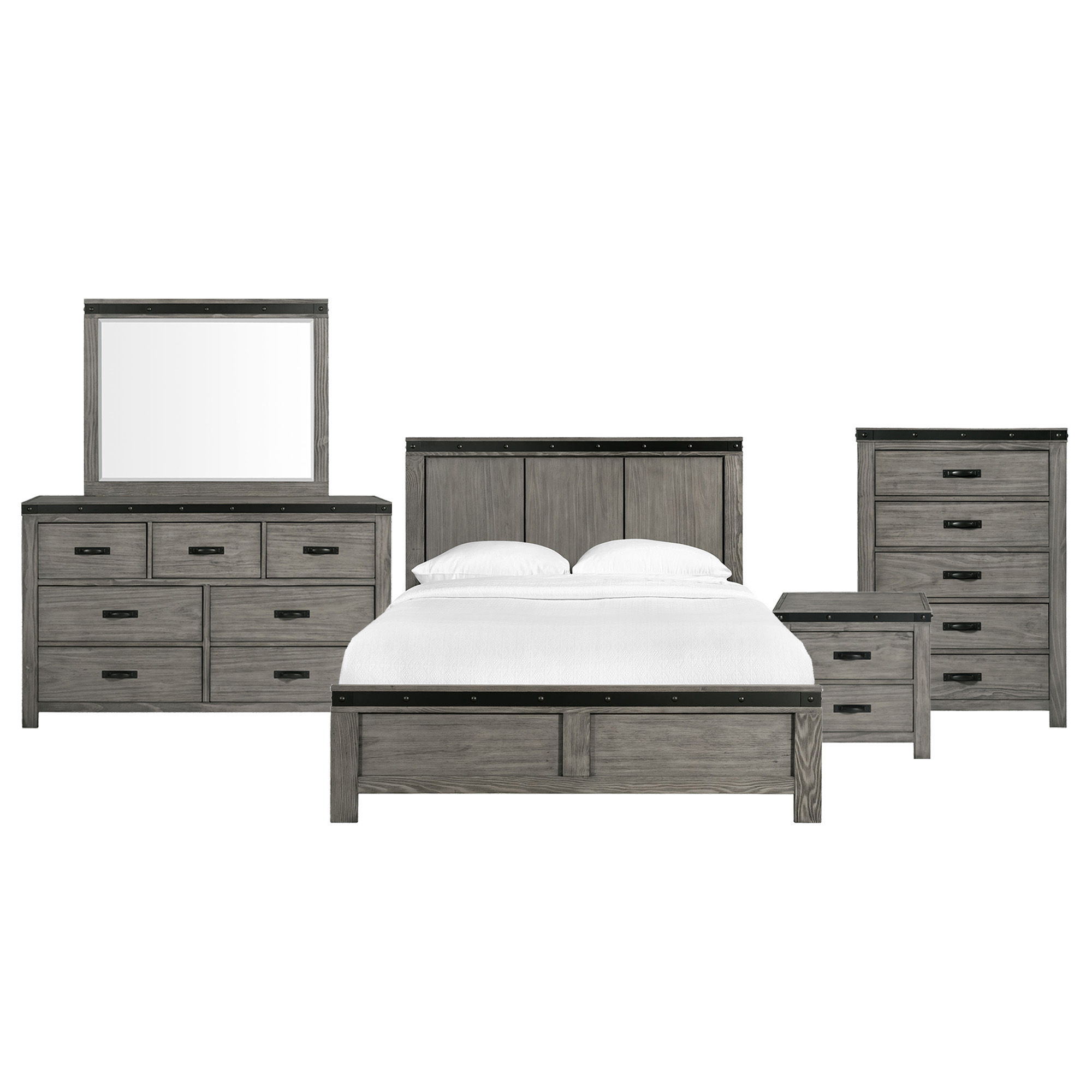 Queen · 5 Pc · Bedroom Set