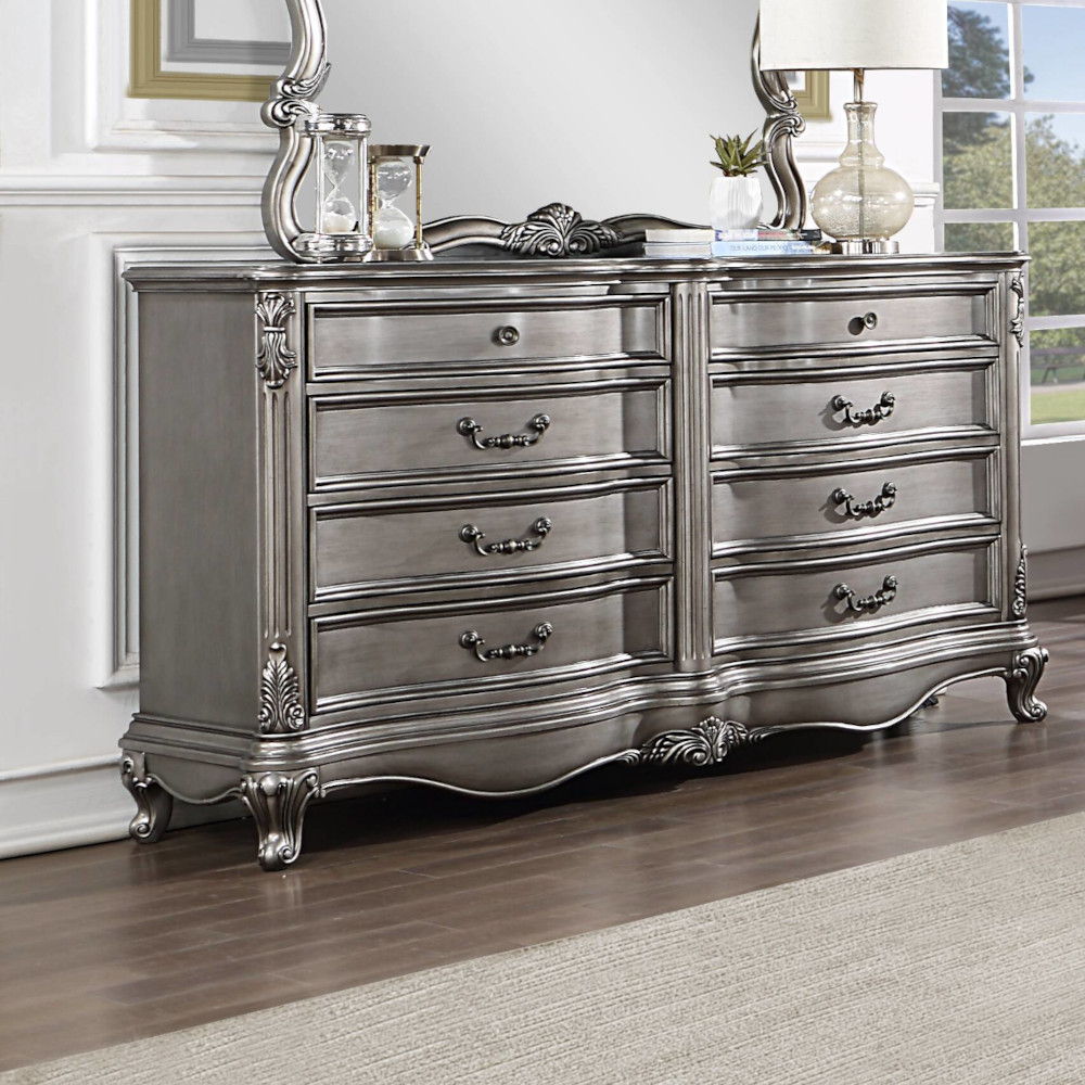 Ariadne - Dresser - Antique Platinum, silver, view 4