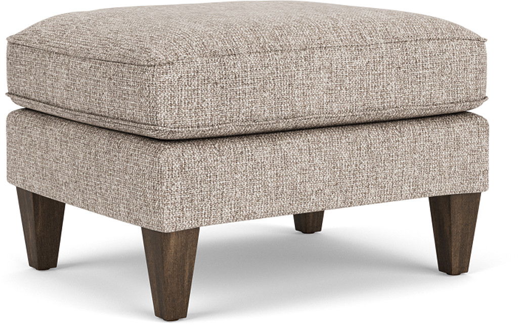 Digby - Fabric Ottoman, light gray, view 4
