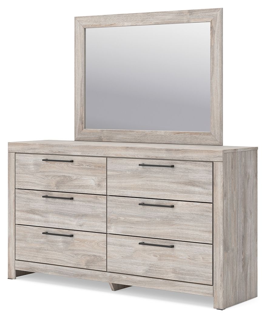 Ashley Furniture Broachmyn - Dresser And Mirror - Gray - Image 4