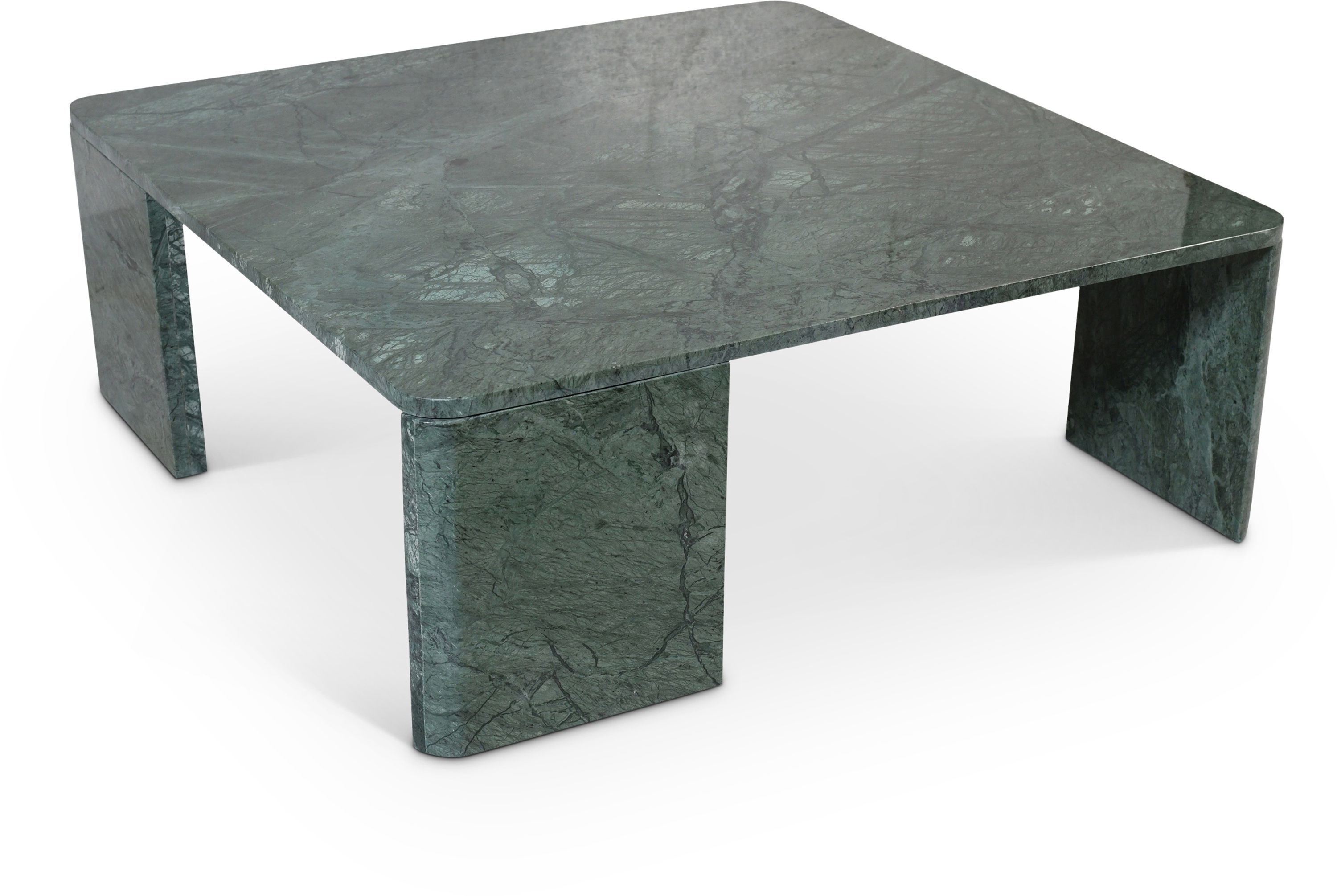 Livorno - Coffee Table - Green / Light Gray