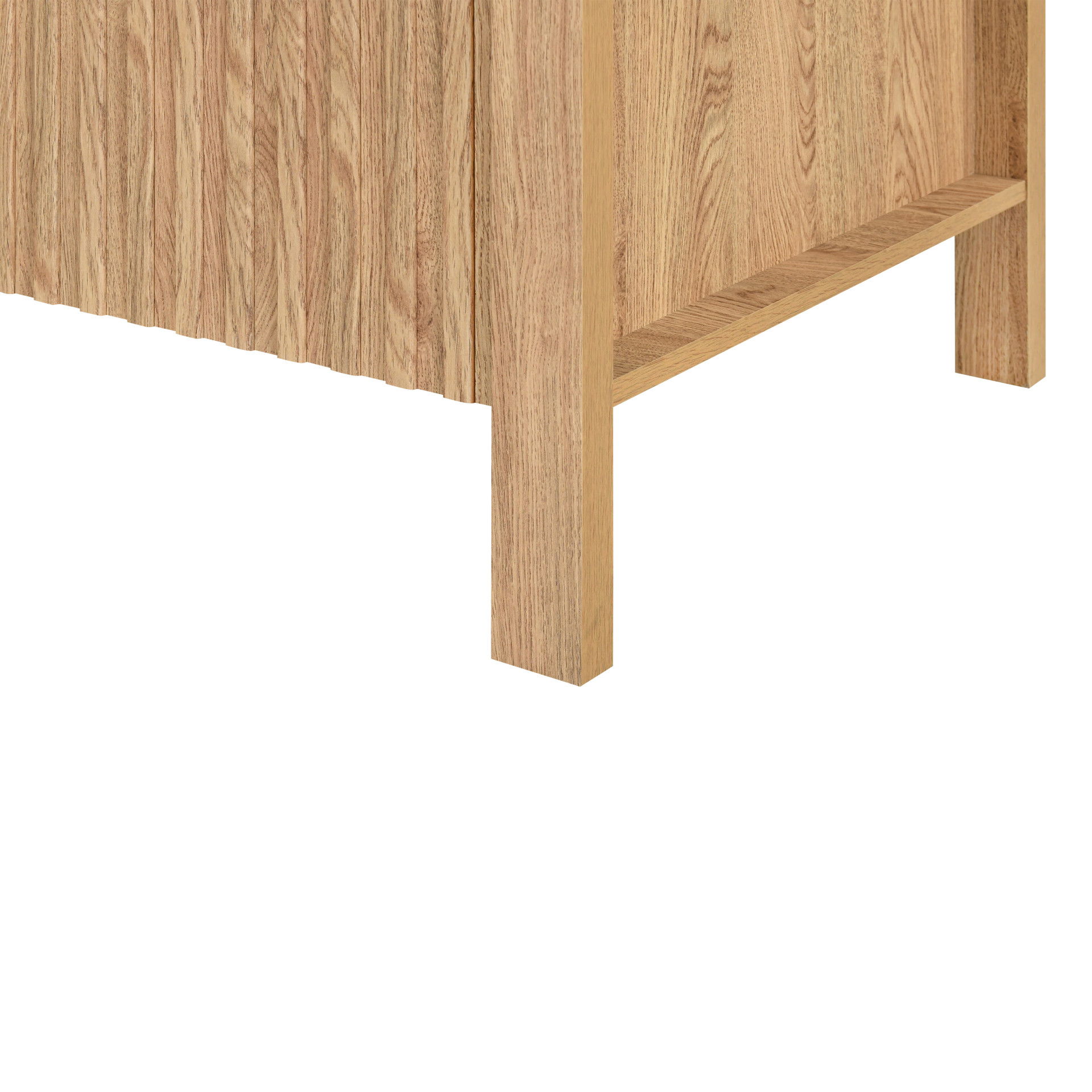 Thayer - 47" Two Drawer Coffee Table - Natural, light brown, view 6