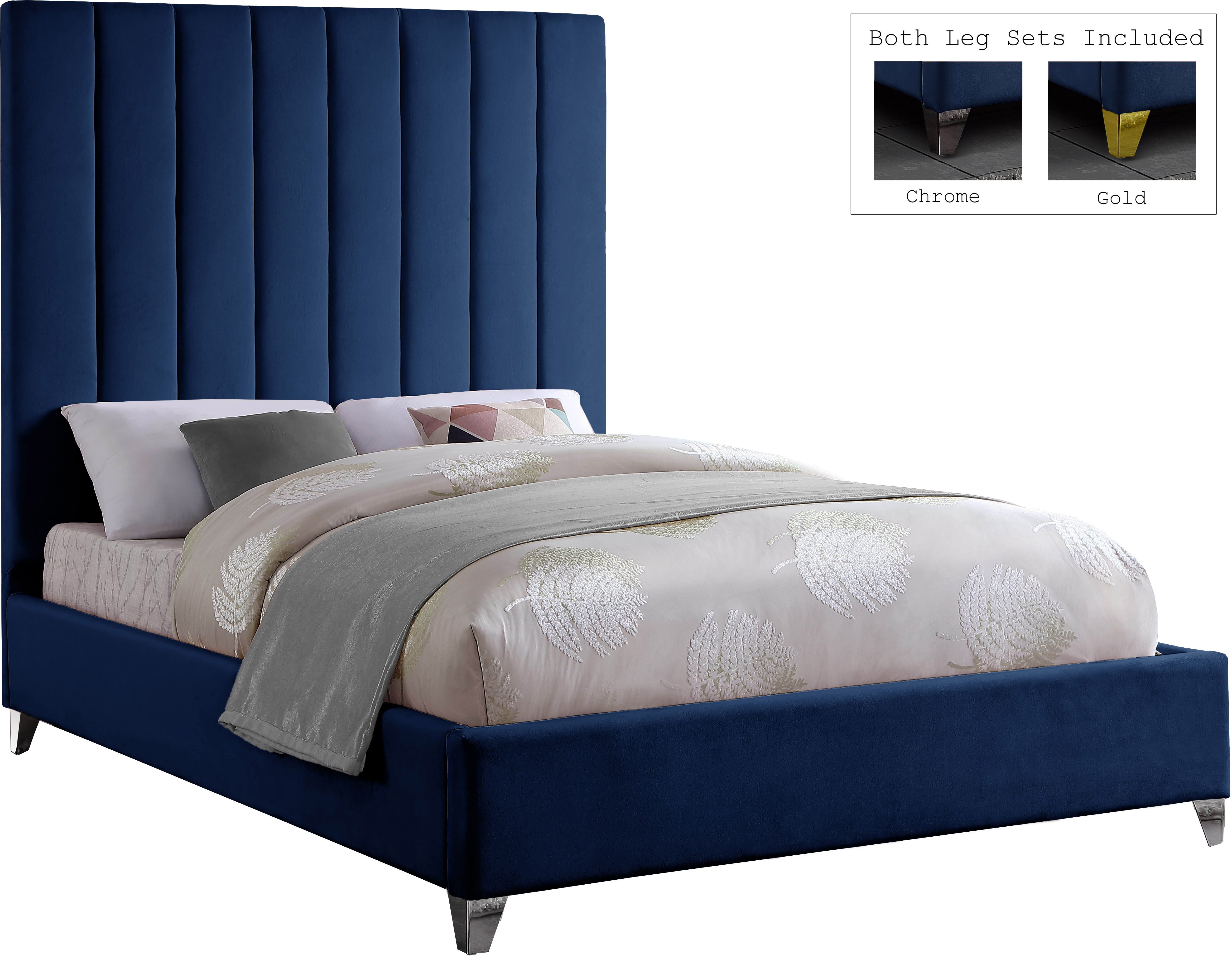 Via - King Bed - Navy