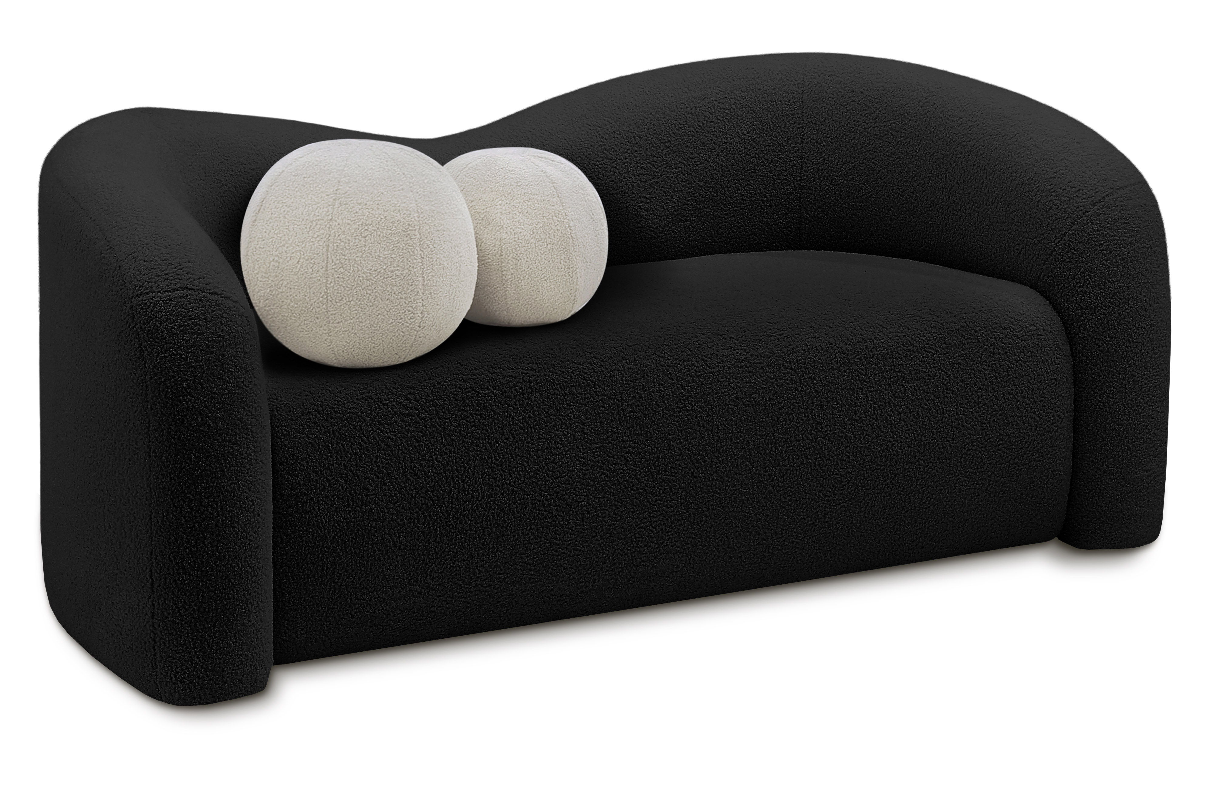 Kali - Loveseat - Black