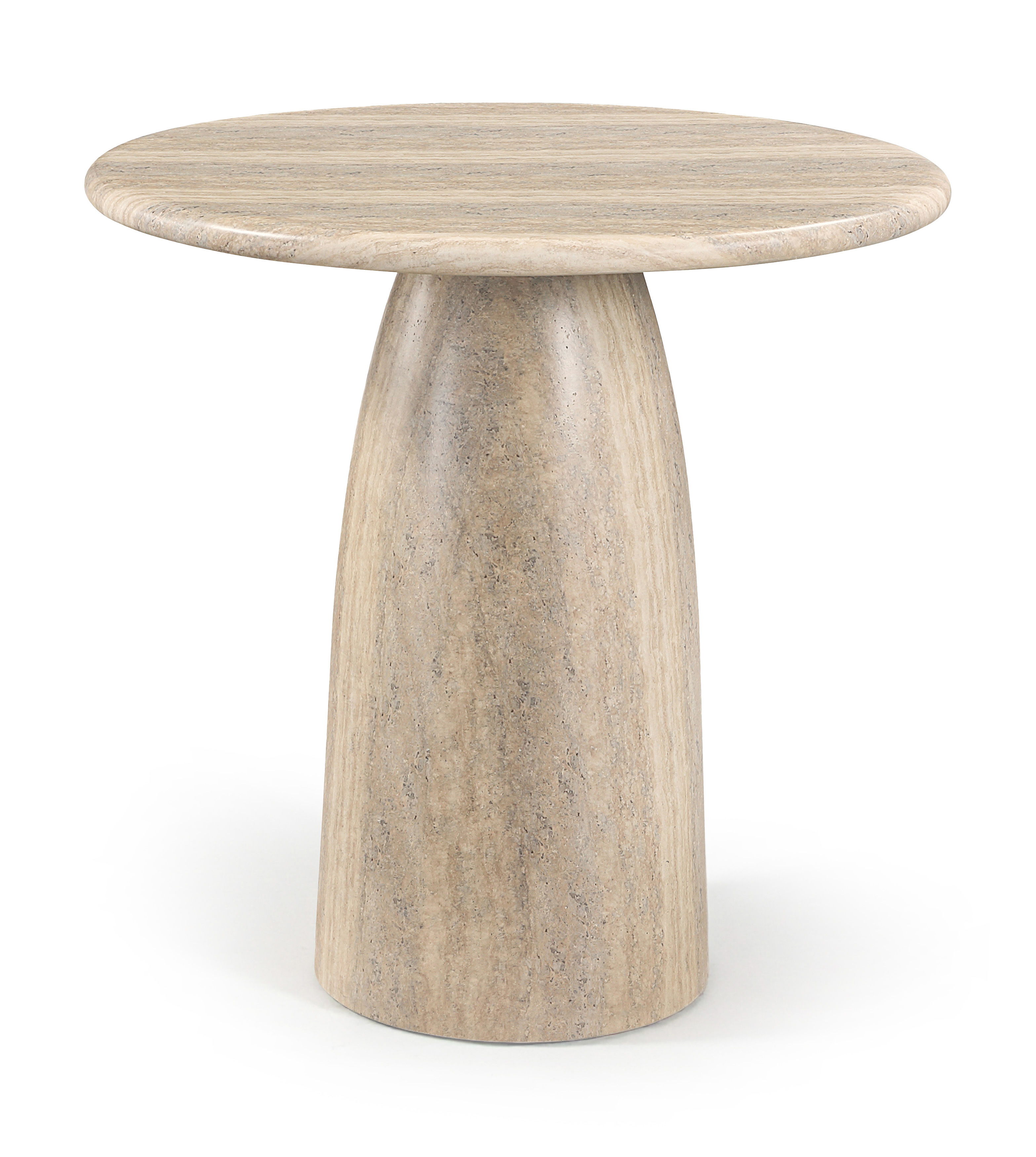 Cosenza - Concrete Indoor/Outdoor Bar Table - Travertine