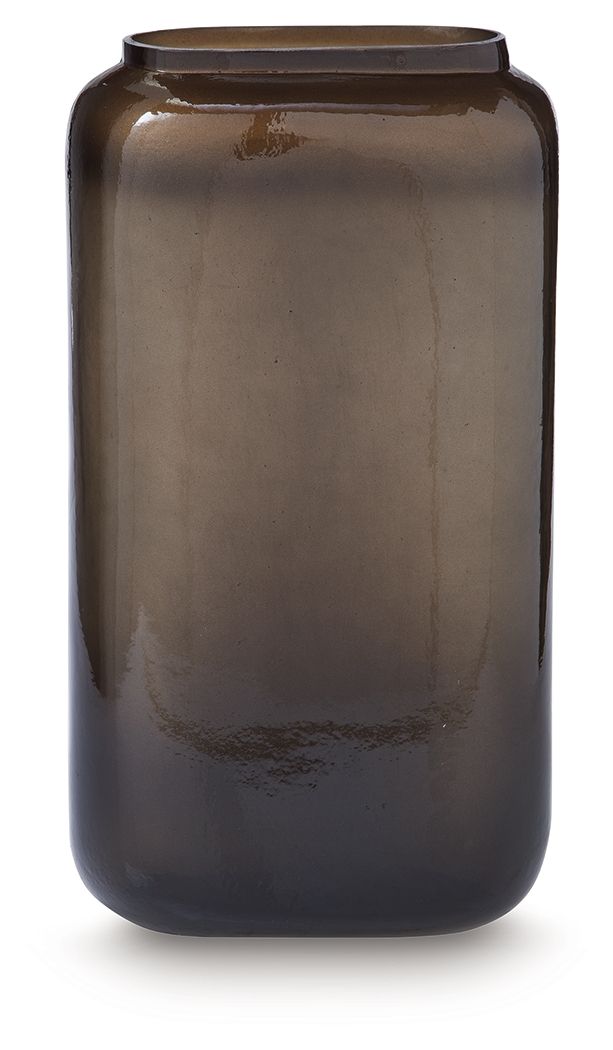 Sumner - Vase - 13.5" - Gray / Gold Finish