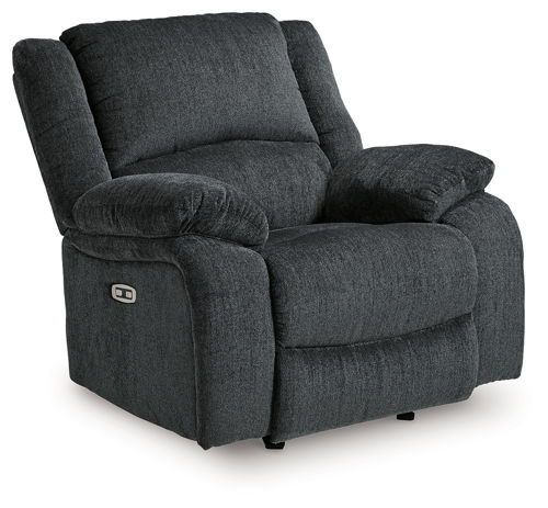 Draycoll - Power Rocker Recliner - Slate, dark gray