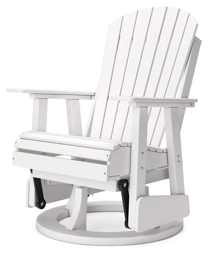 Ashley Furniture Hyland Wave - Swivel Glider Chair - White - Image 3