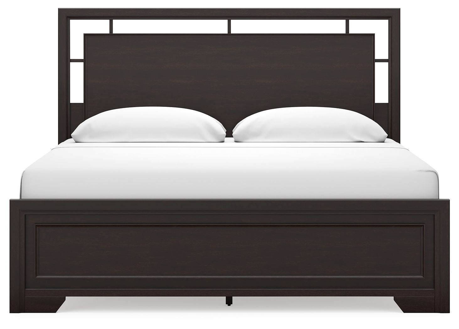 Ashley Furniture Covetown - King Panel Bed - Dark Brown - Image 5