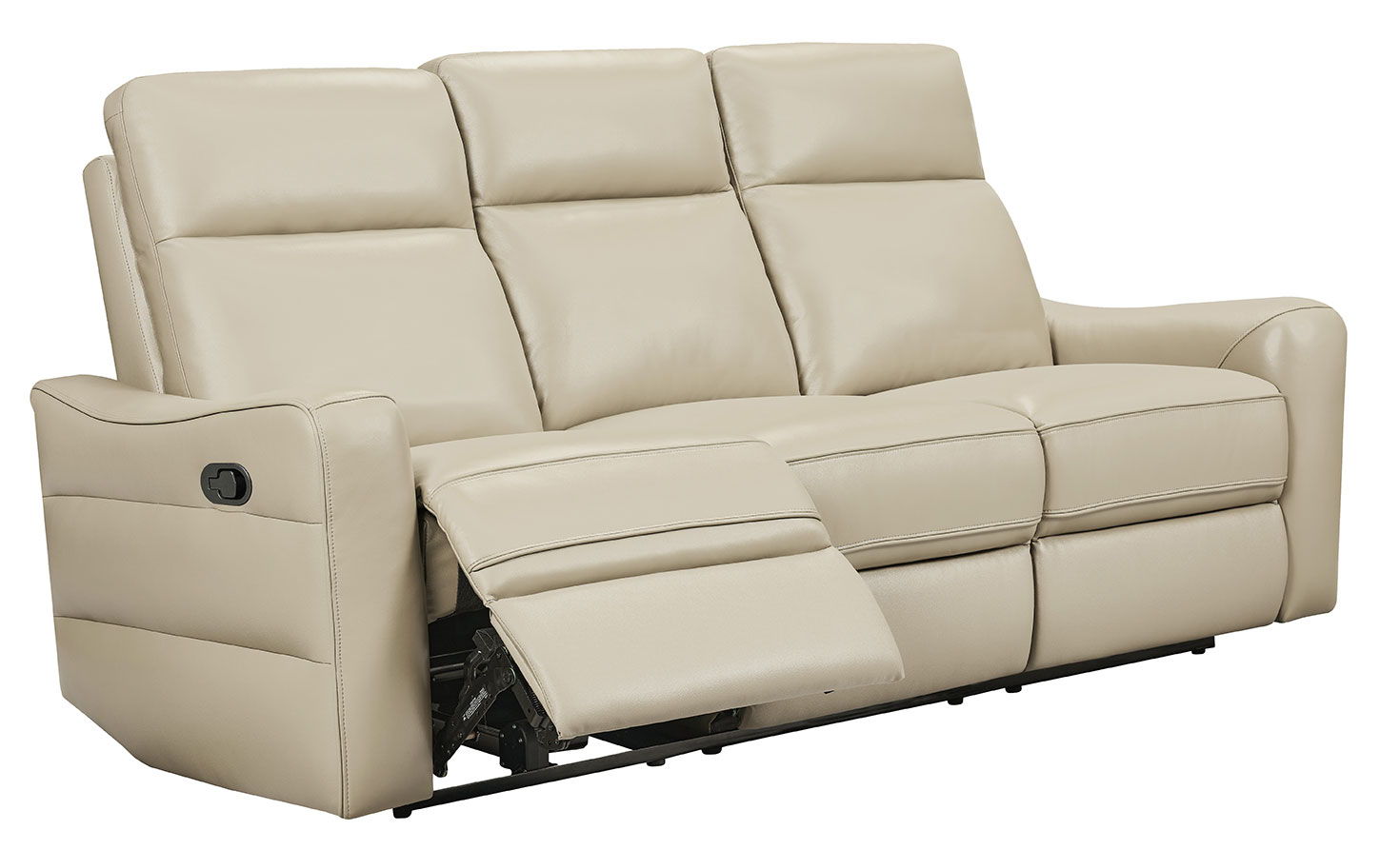 3517 - Sofa With Manual Recliners - Cream
