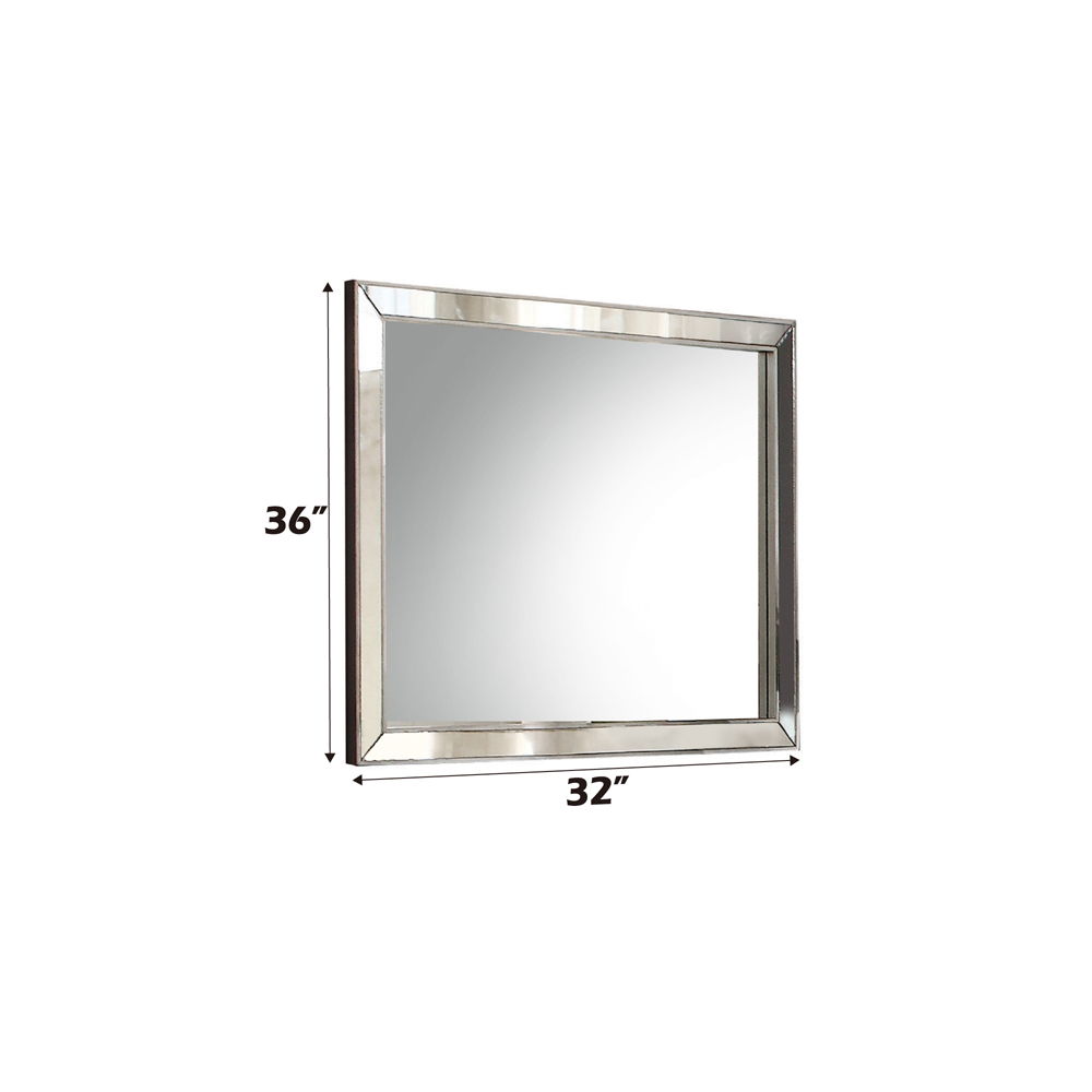 Voeville II - Mirror - Platinum, silver, view 4