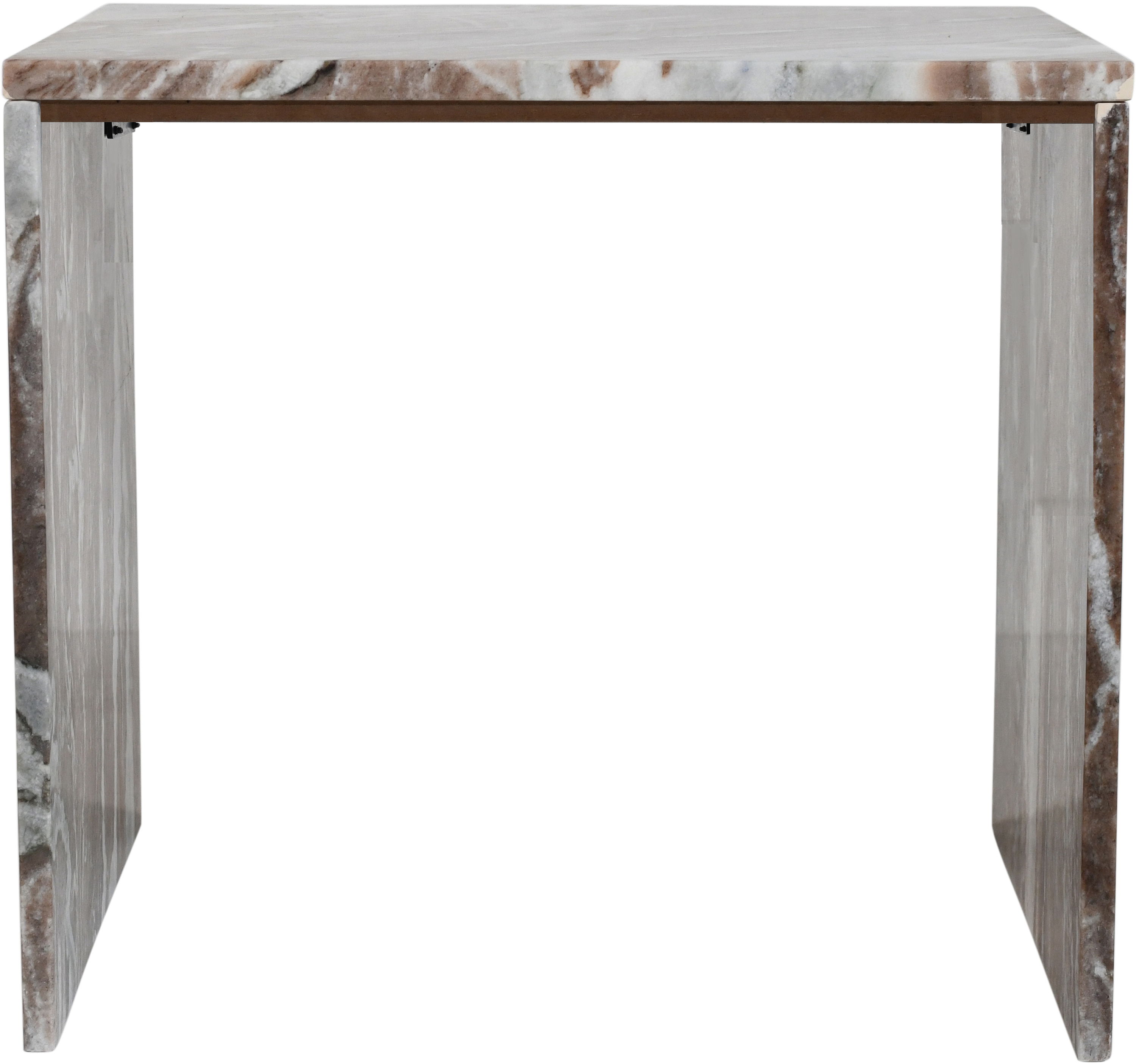 Vernazza - Marble End / Side Table - Brown