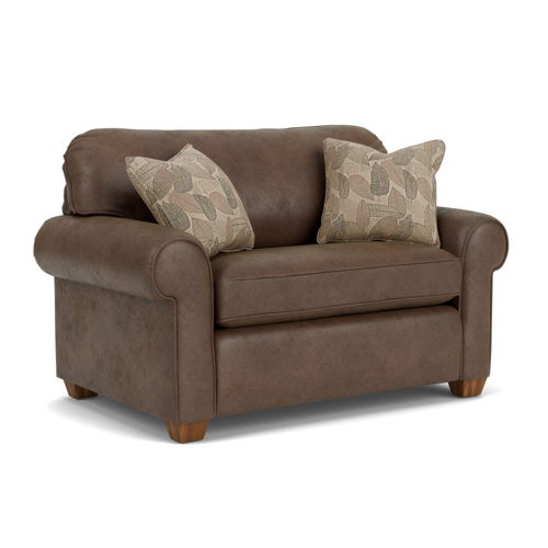 Thornton - Fabric Stationary Twin Sleeper, dark brown