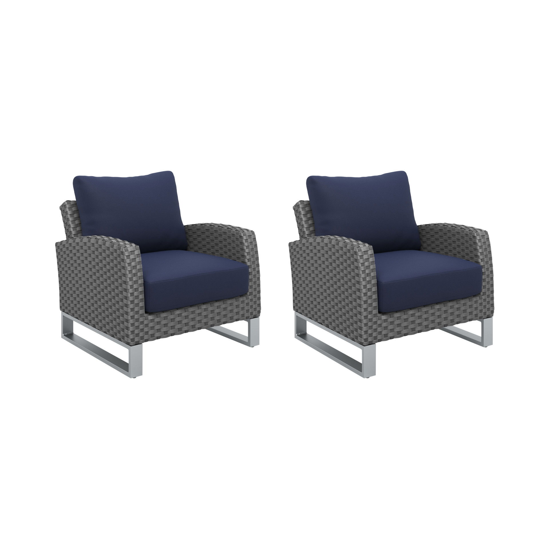 Fiji - Club Chairs (Set of 2) - Blue
