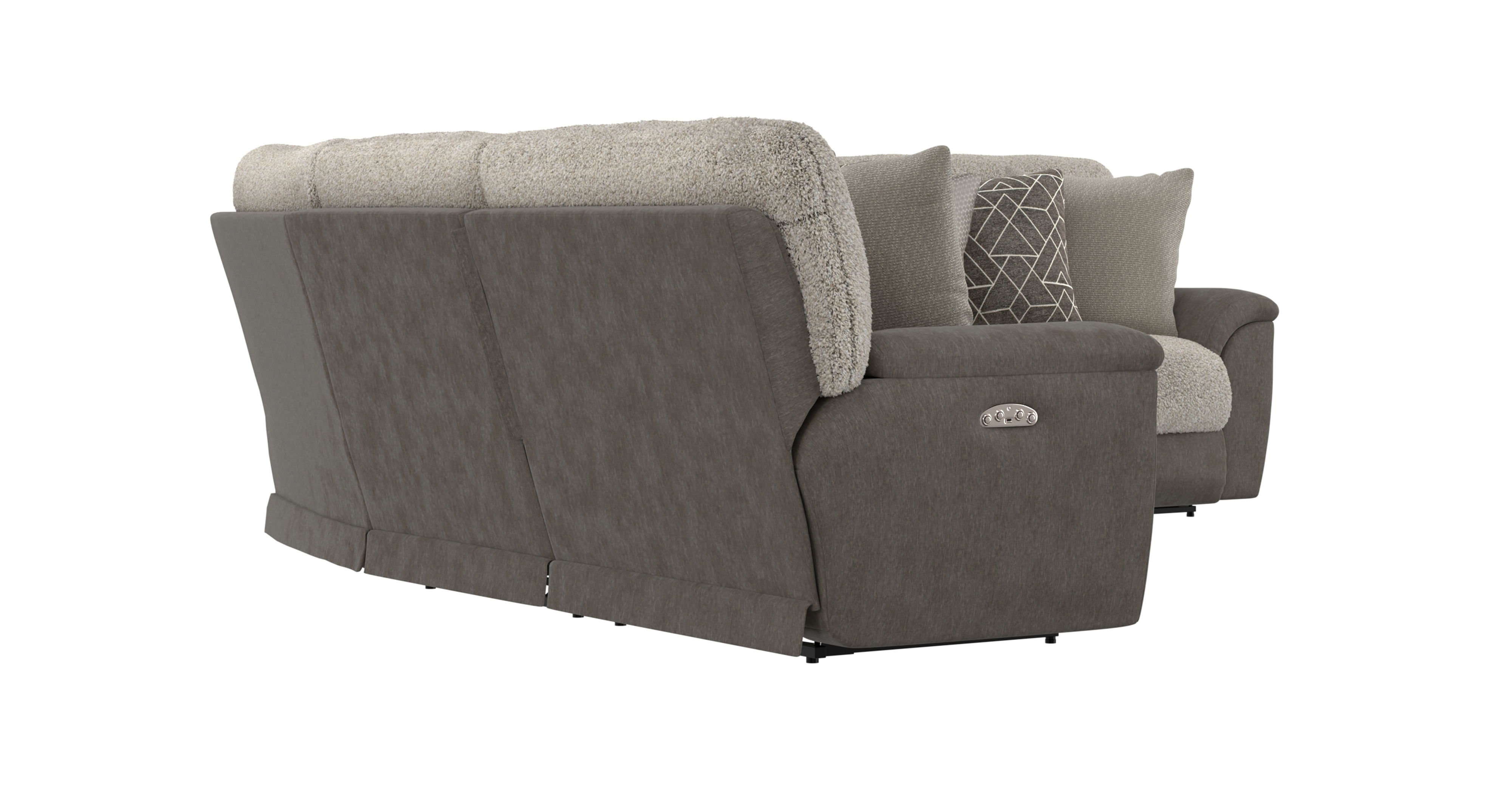Rendezvous - Power Headrest Power Deep Seat LSF Recliner - Umber