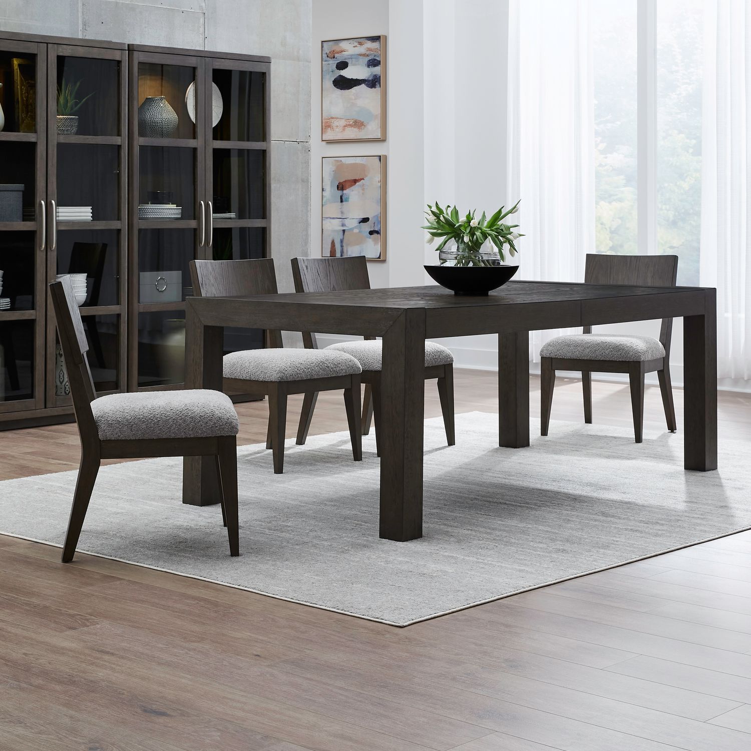 Liberty Furniture Cascade Falls - Optional 5 Piece Rectangular Table Set - Brown