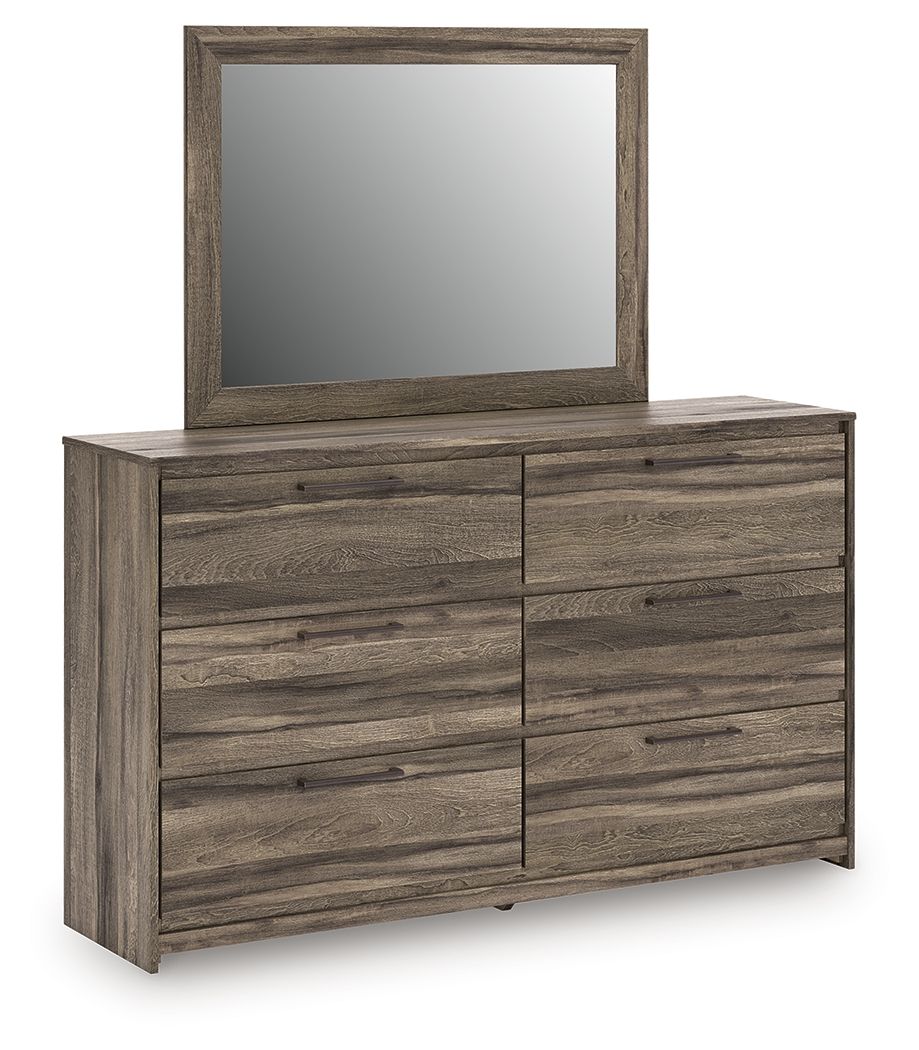 Elbrim - Dresser And Mirror - Brown