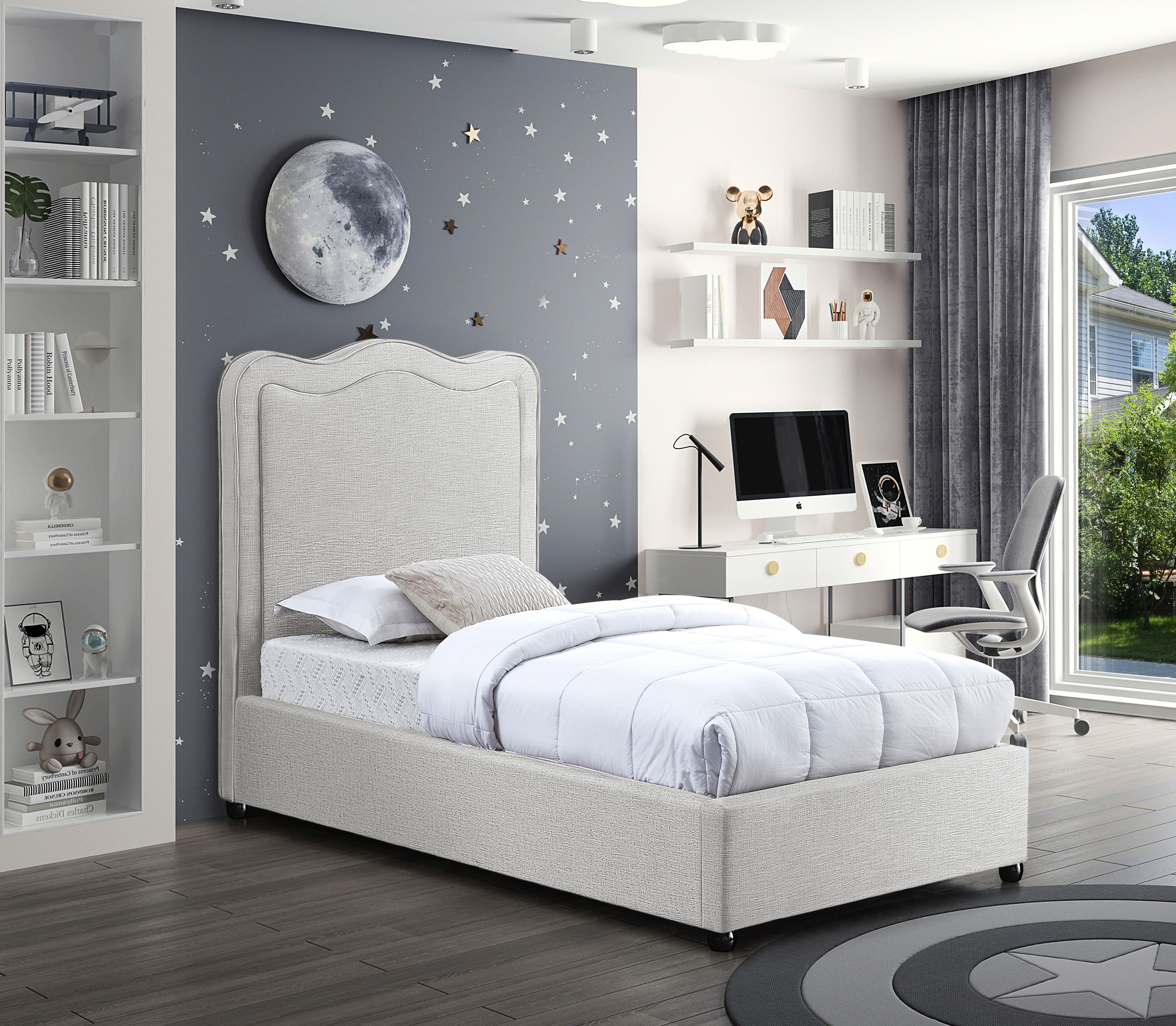 Felix - Twin Bed - Cream