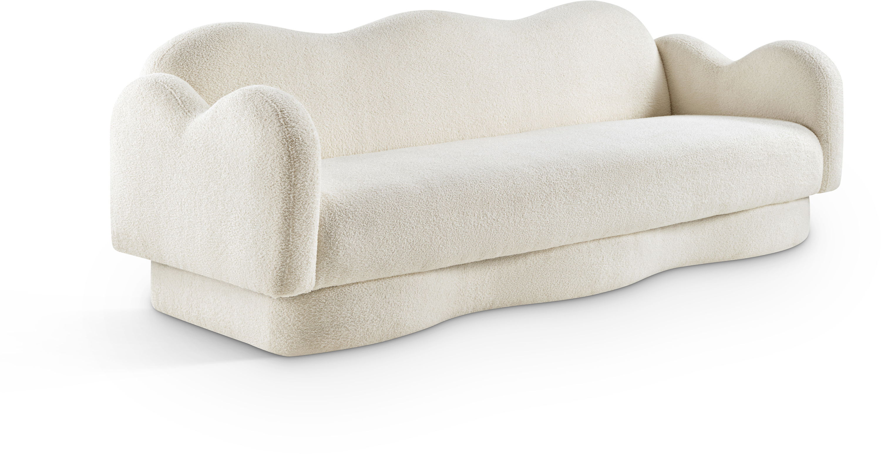 Bloom - Teddy Fabric Sofa - Cream