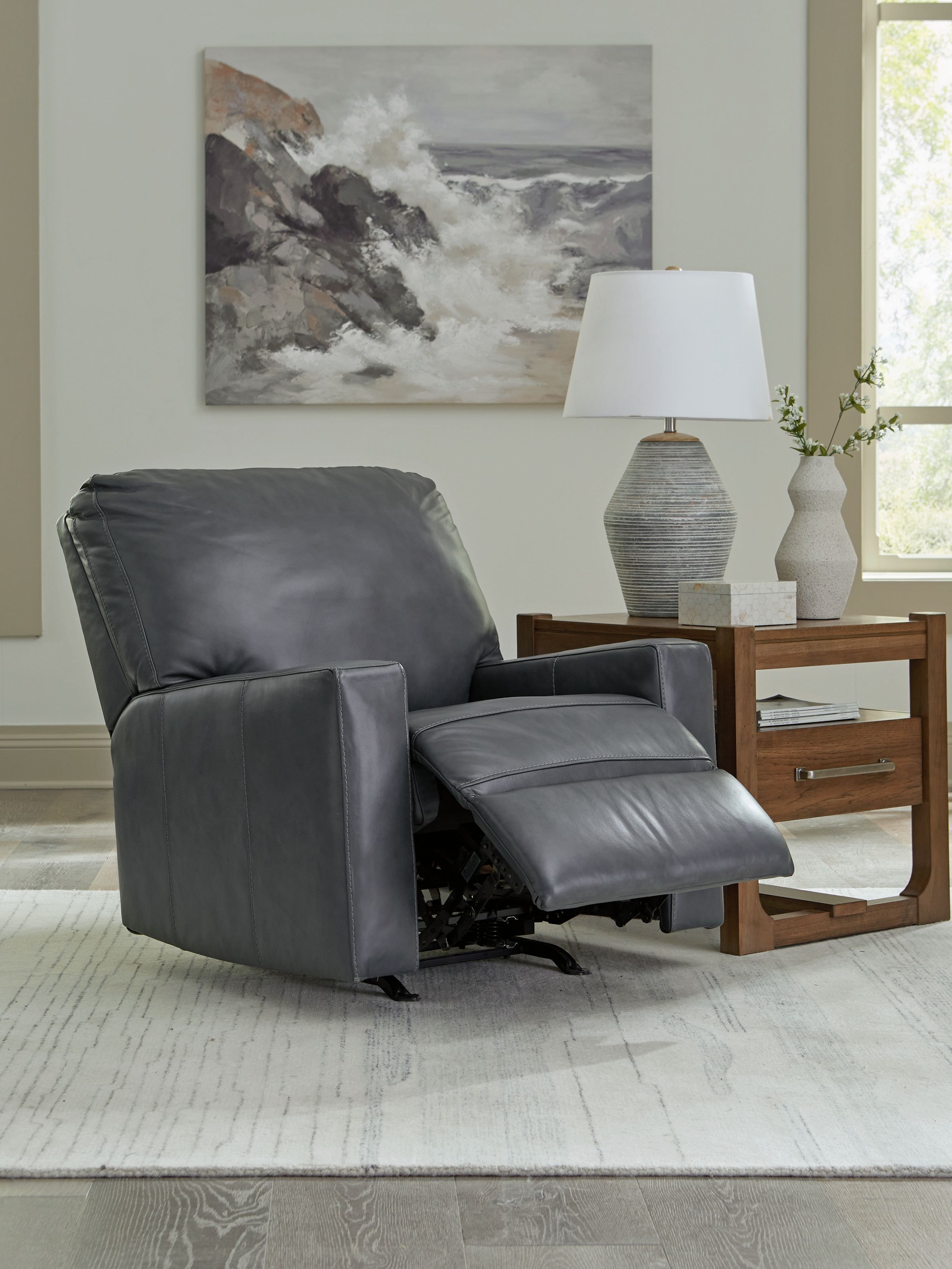 Ashley Furniture Bolsena - Rocker Recliner - Admiral - Image 6