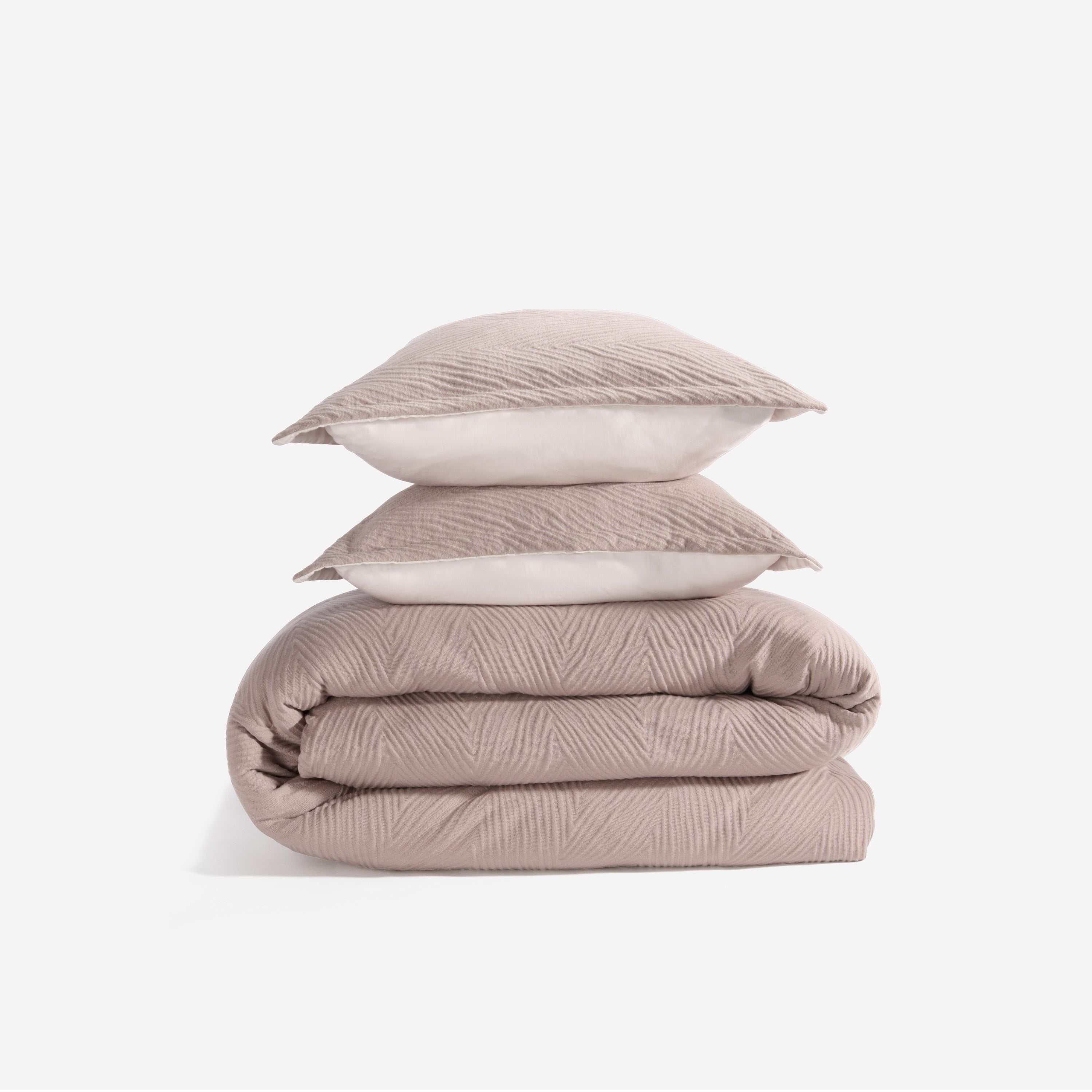 Arrowhead - King Duvet & Sham Set - Blush Image