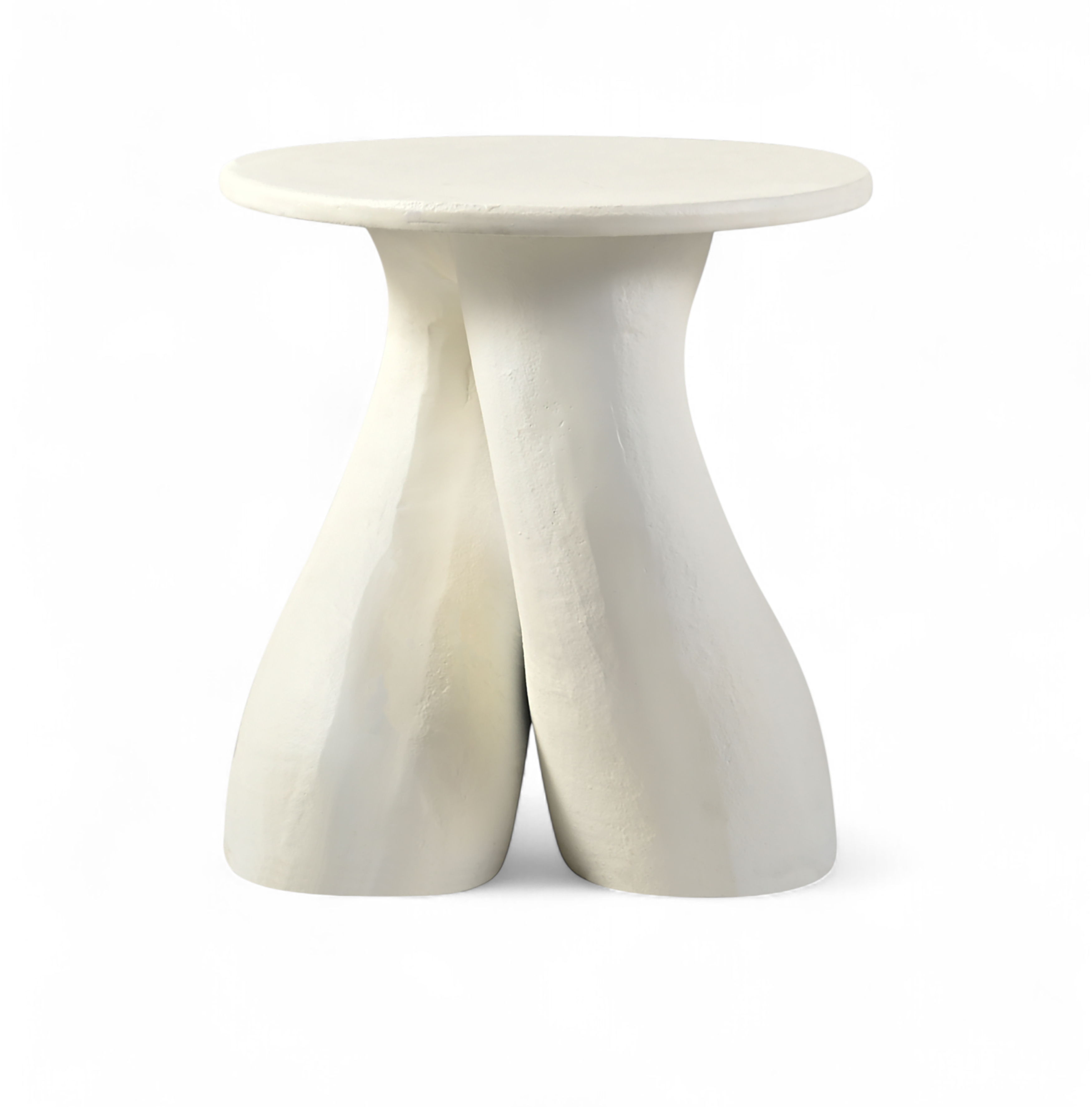 Talence - Aluminum End Table - Cream