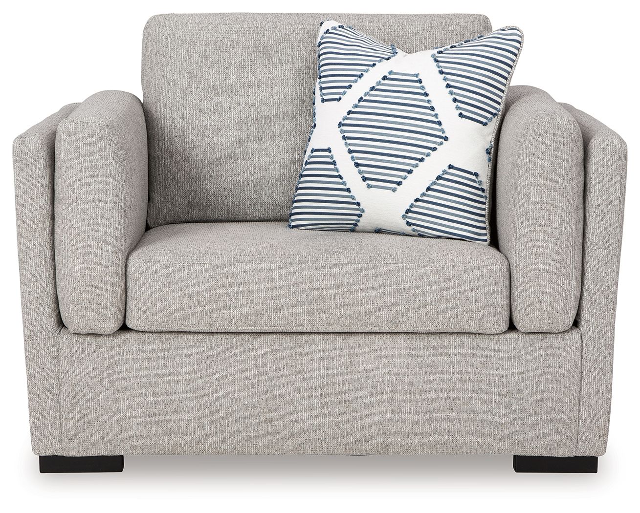 Ashley Furniture Evansley - Chair And A Half - Pewter - Image 3