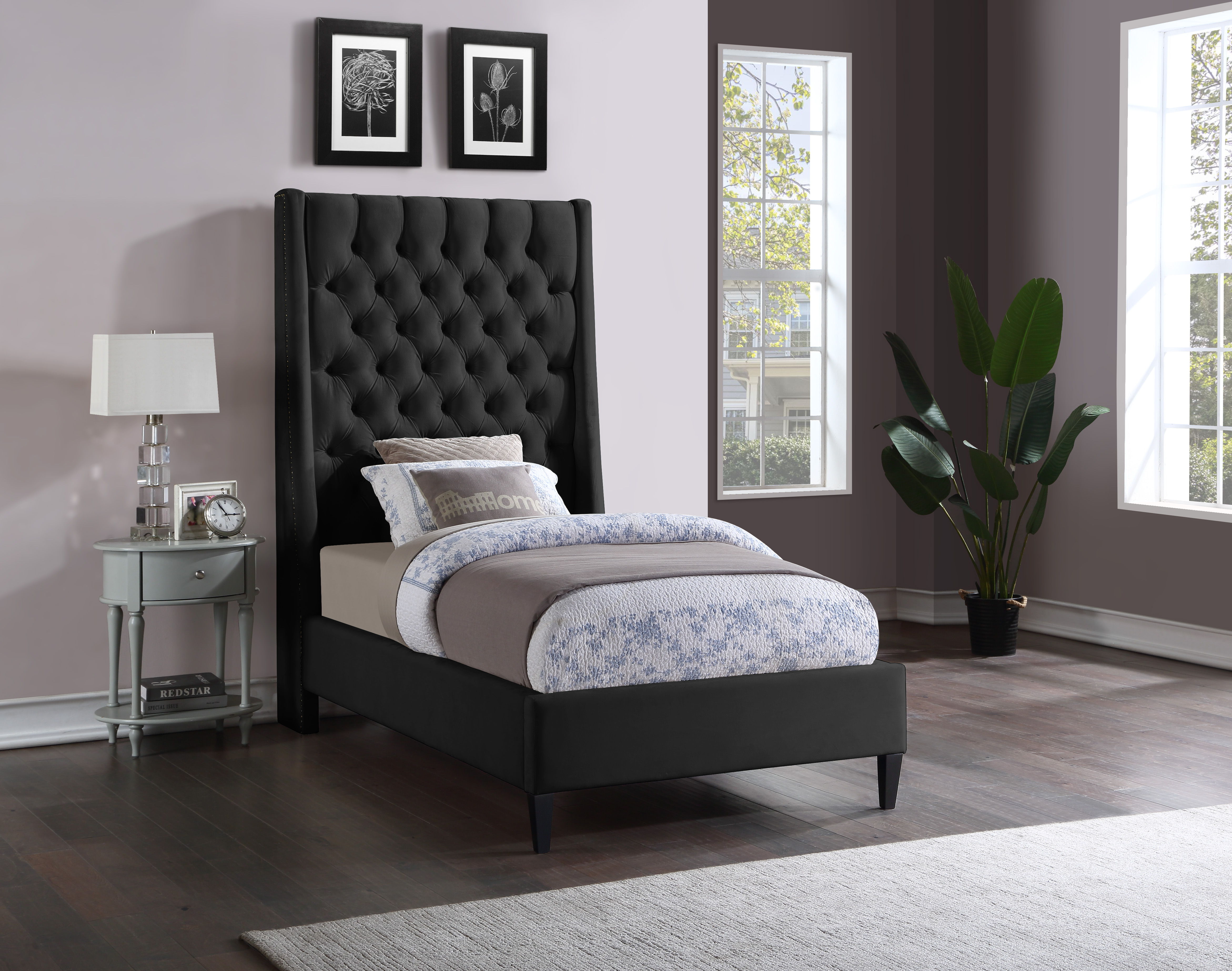 Fritz - Twin Bed - Black