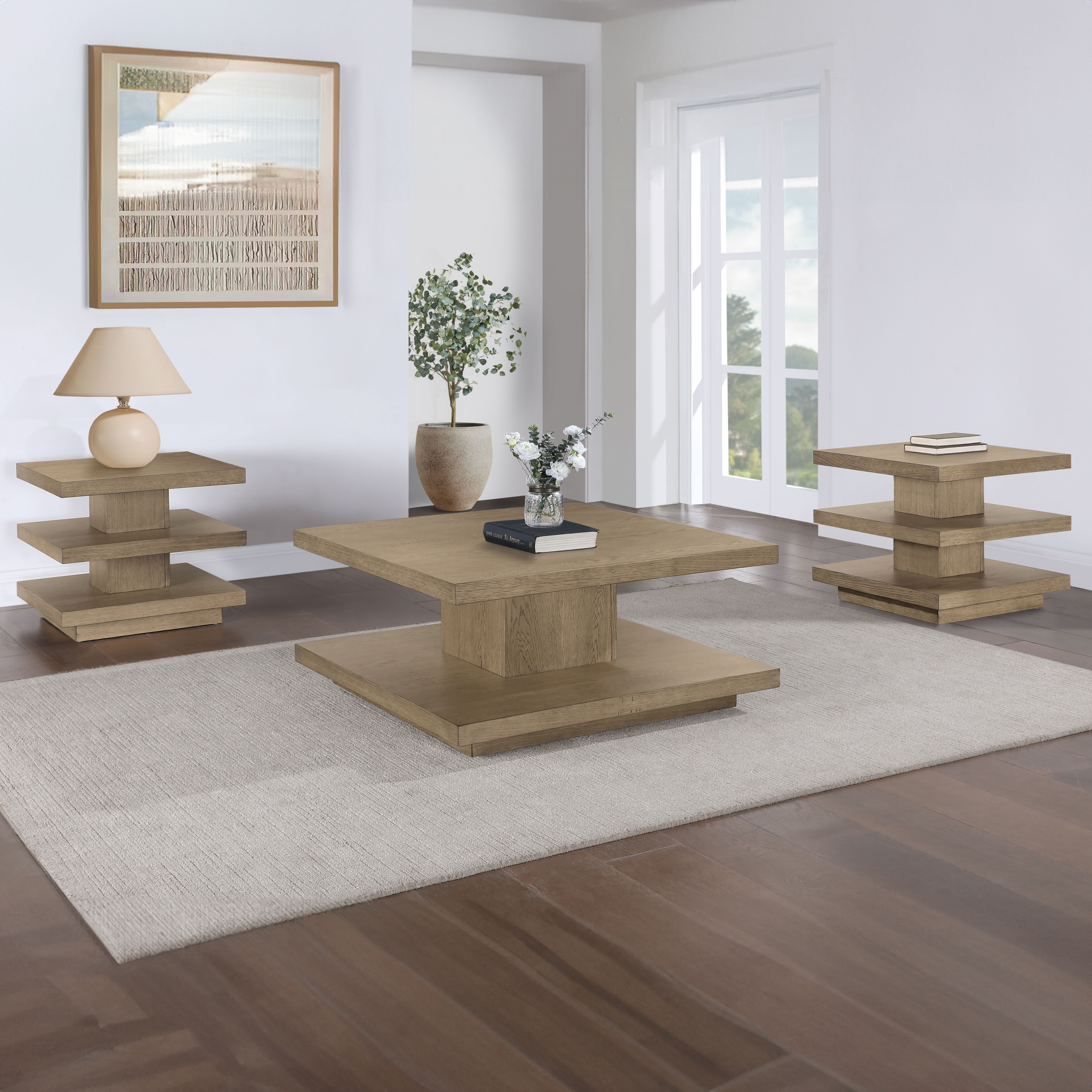 Canyon - 3 Piece Occasional Set - Brown