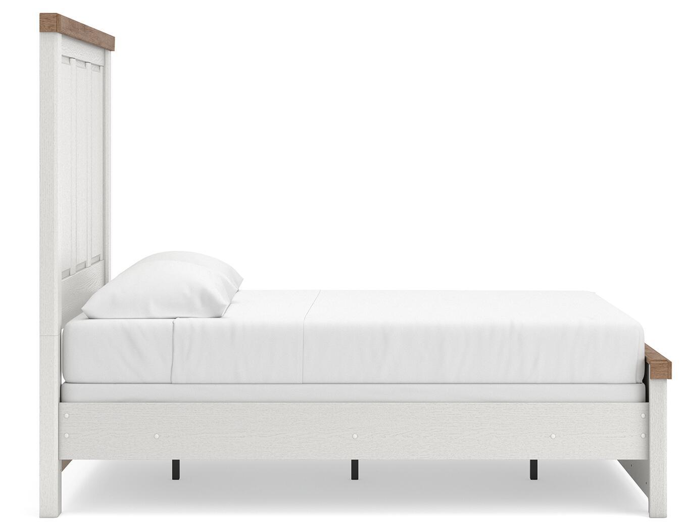 Ashley Furniture Savonport - Full Panel Bed - White / Brown - Image 5