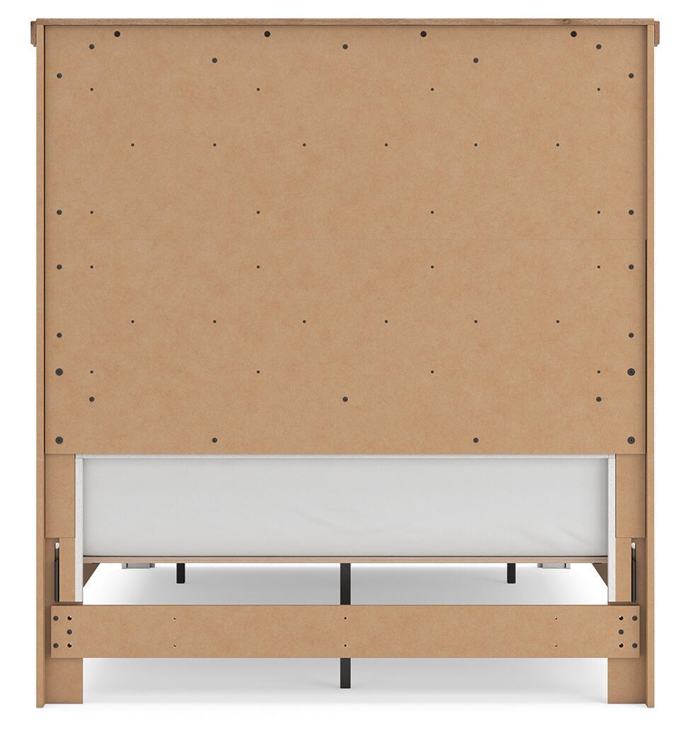 Ashley Furniture Savonport - Full Panel Storage Bed With Storage Footboard - White / Brown - Image 9