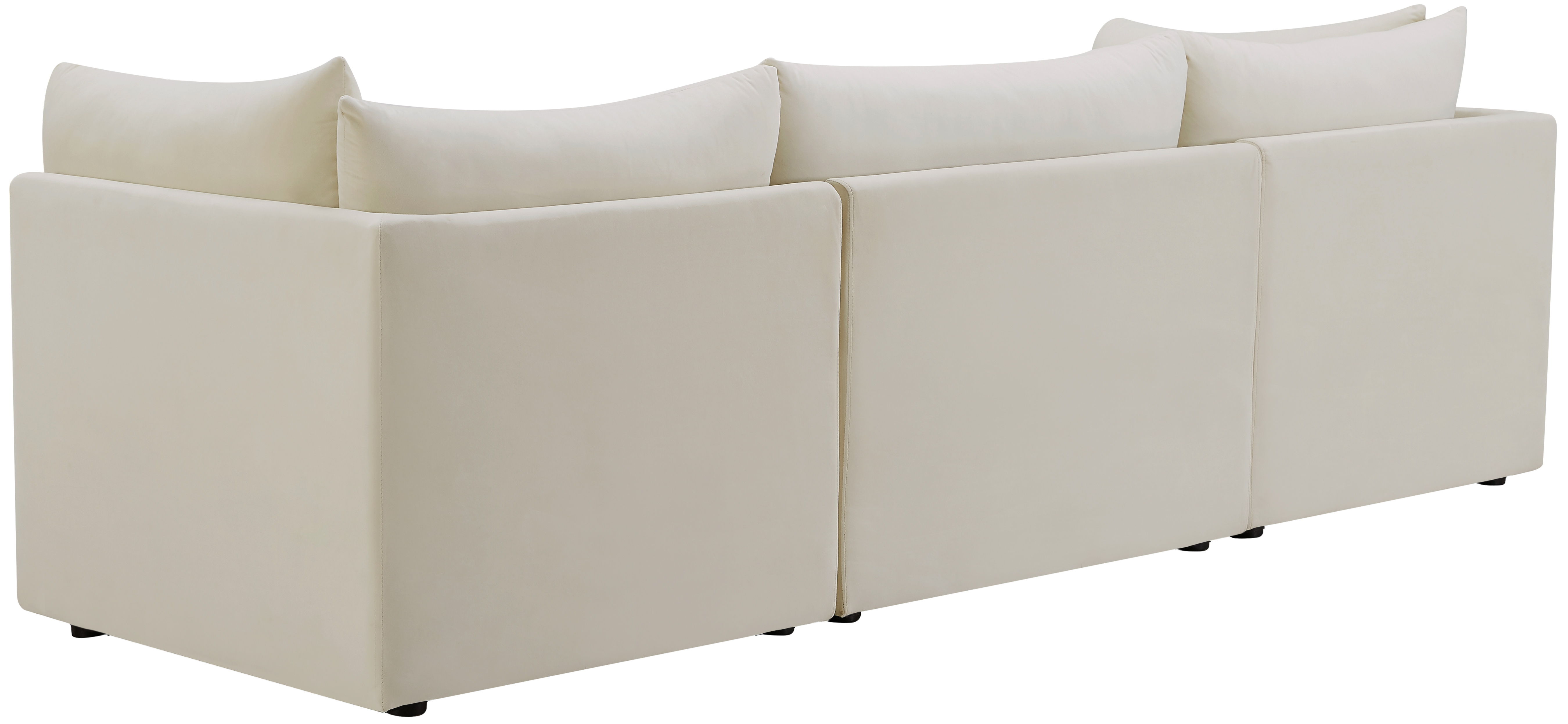 Jacob - Modular 3 Piece Sofa - Cream